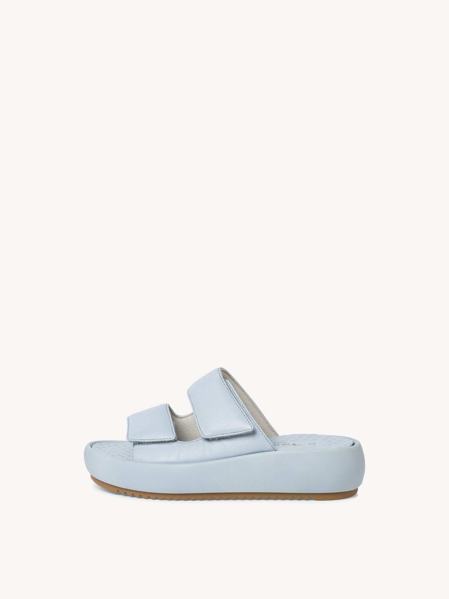 Leather Mule - Blue
