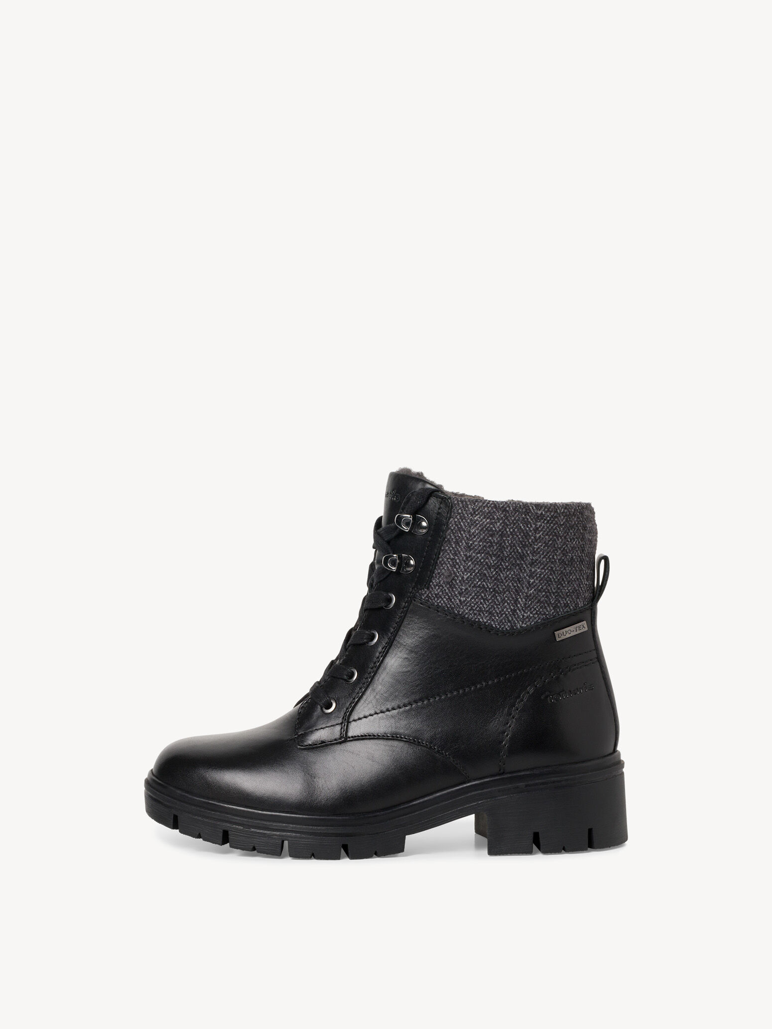 Leather Bootie - Black