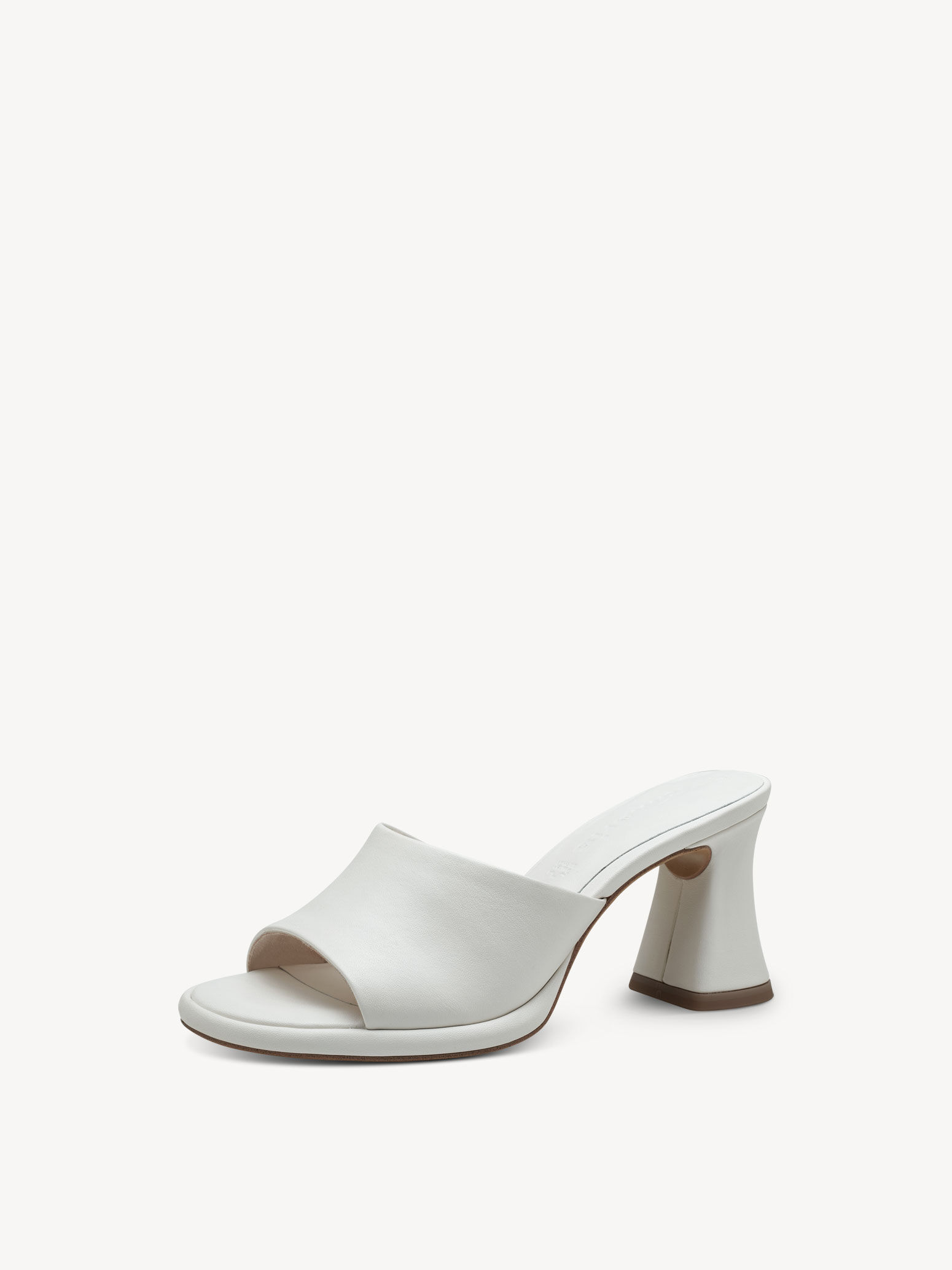 Leather Mule - White