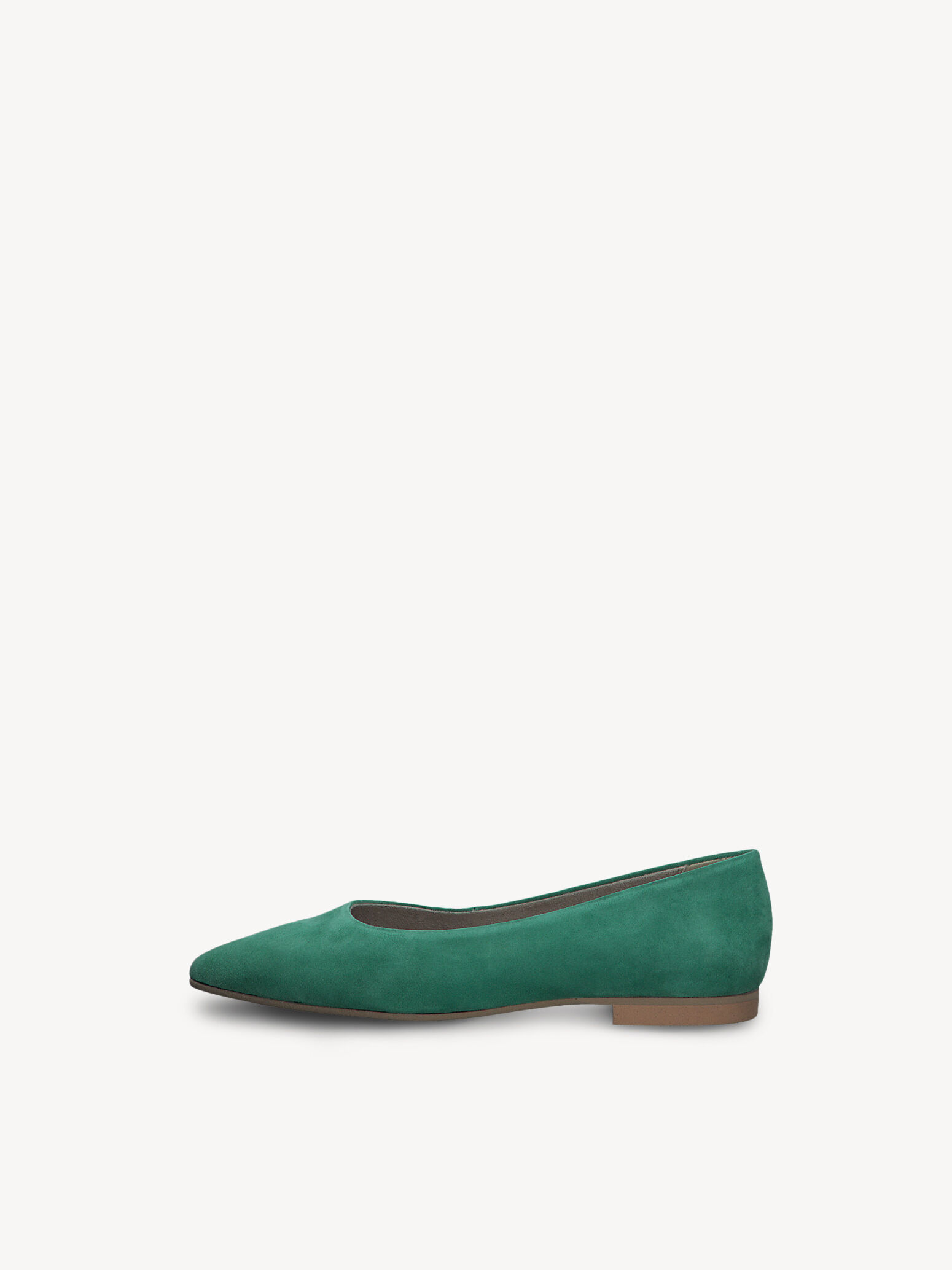 Leather Ballerina - Green