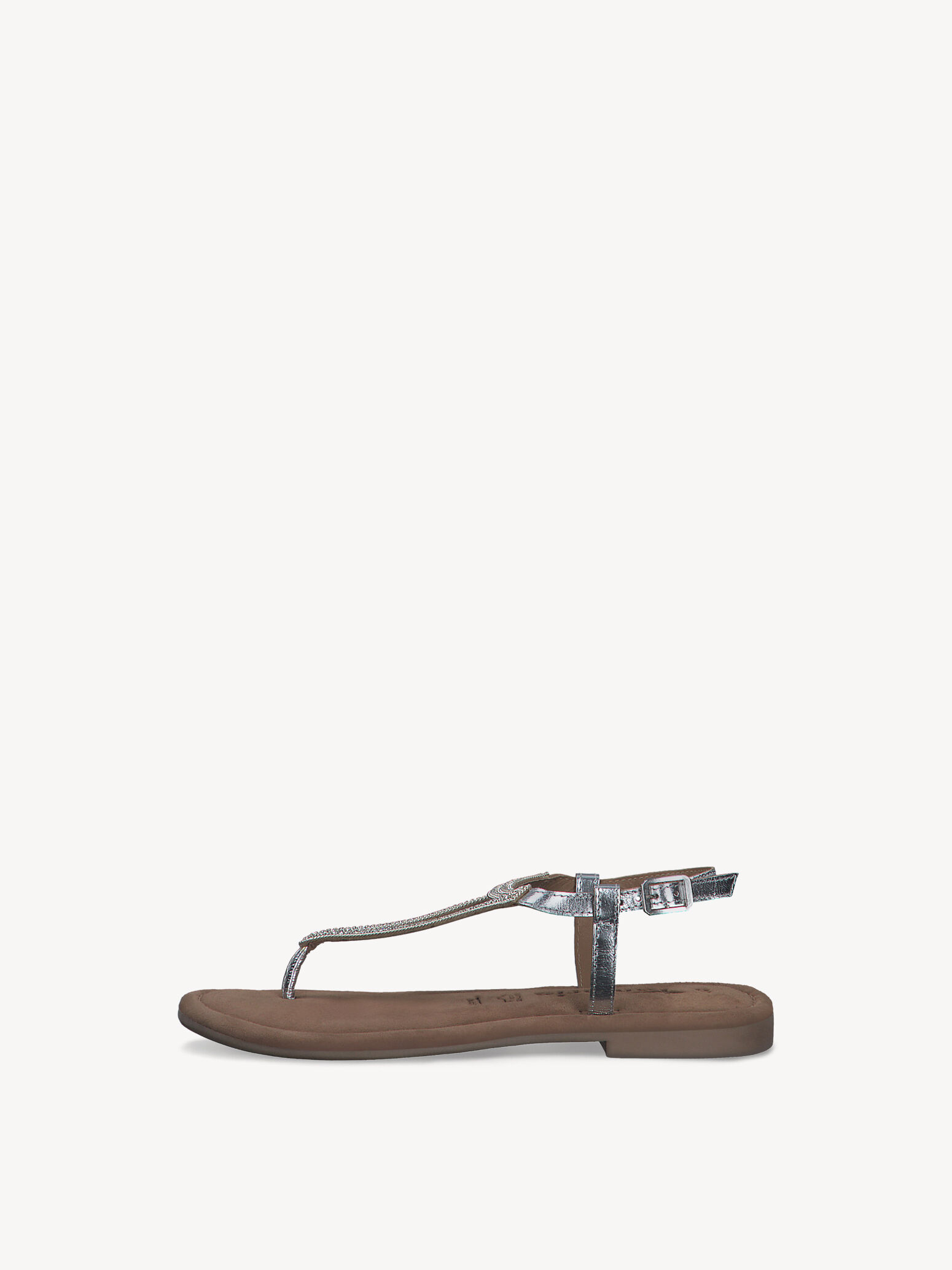 Leather Sandal - Metallic
