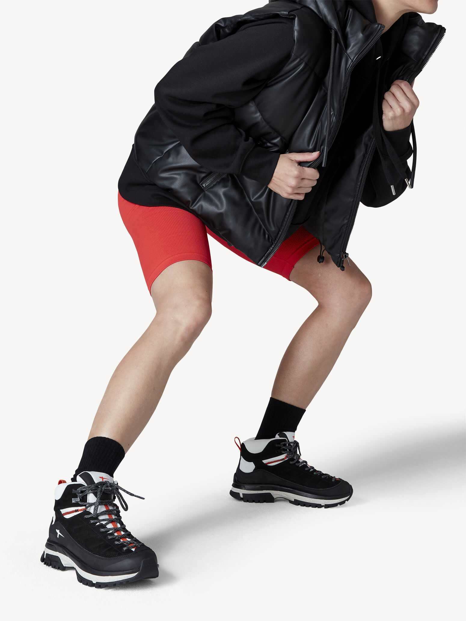 Gore-Tex Hiking Shoe H-3715 - Black Warm Lining