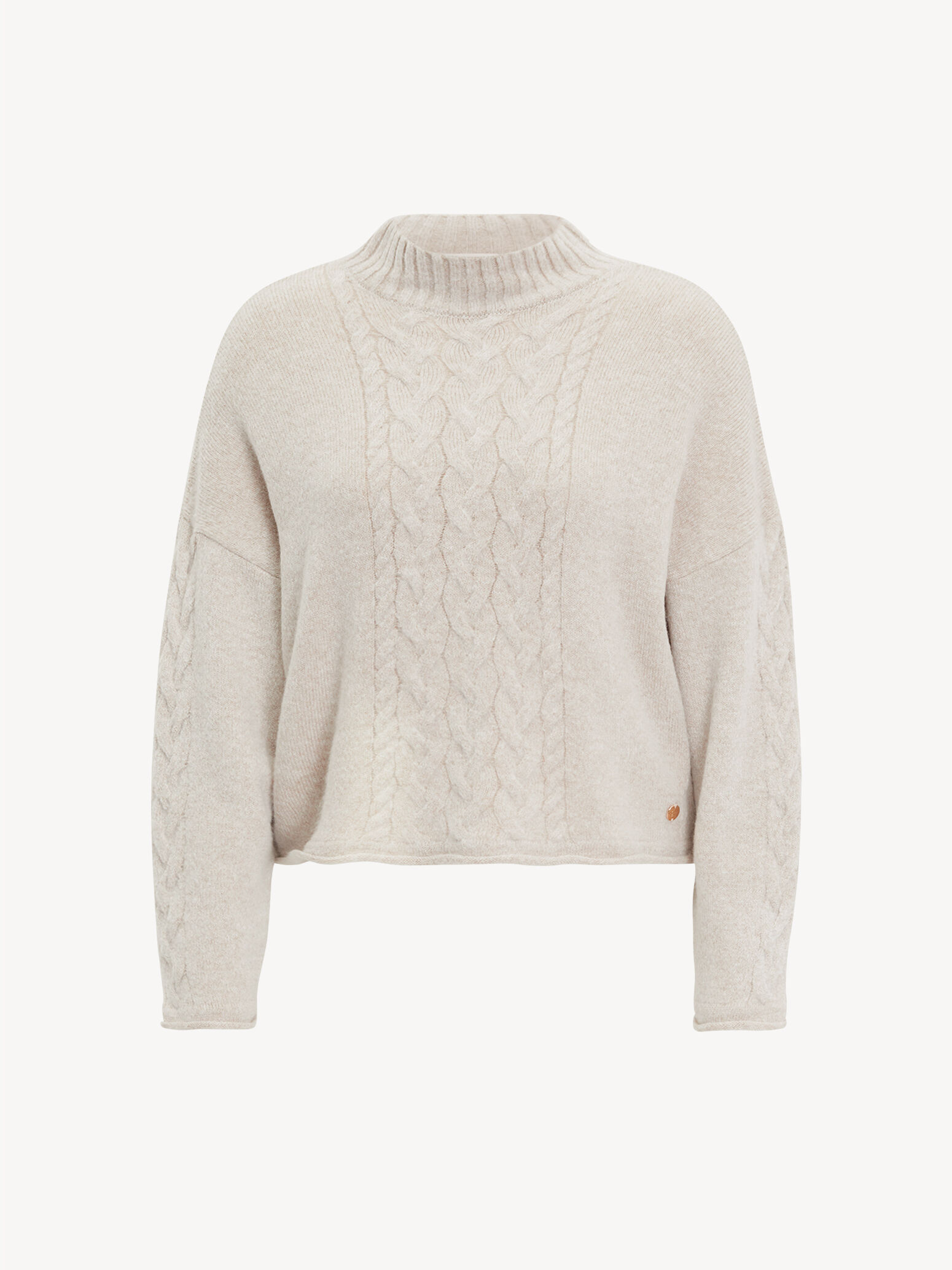 Oversized Sweatshirt - Beige