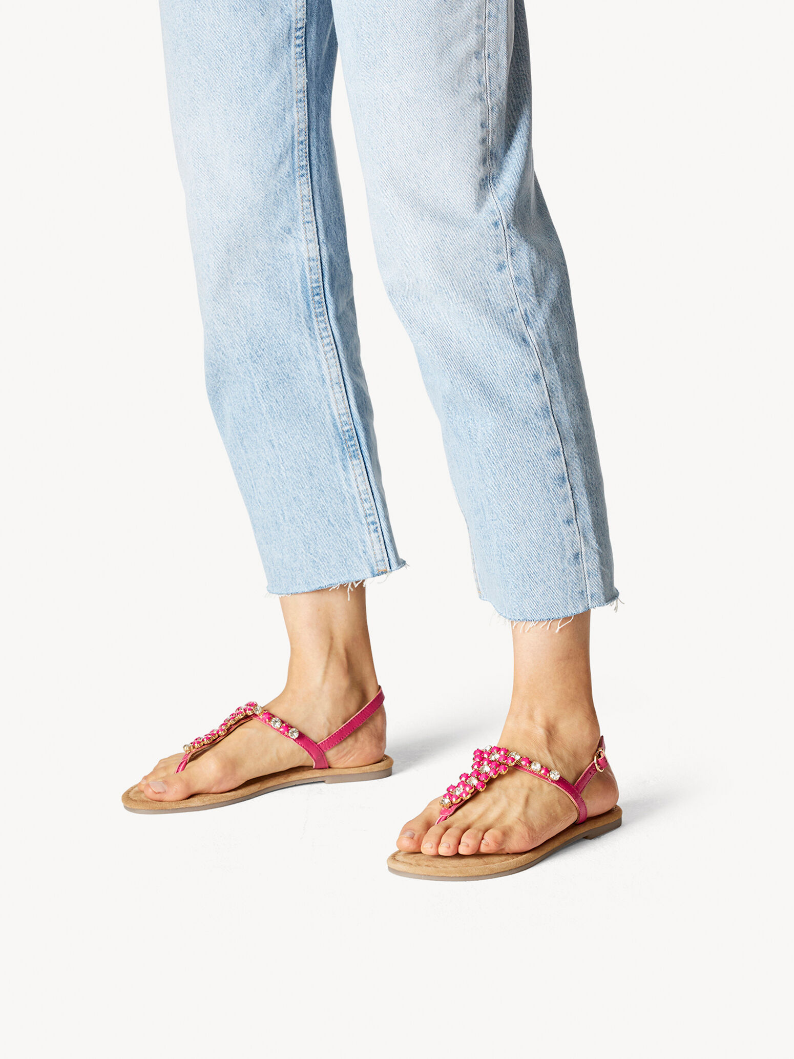 Leather Sandal - Pink