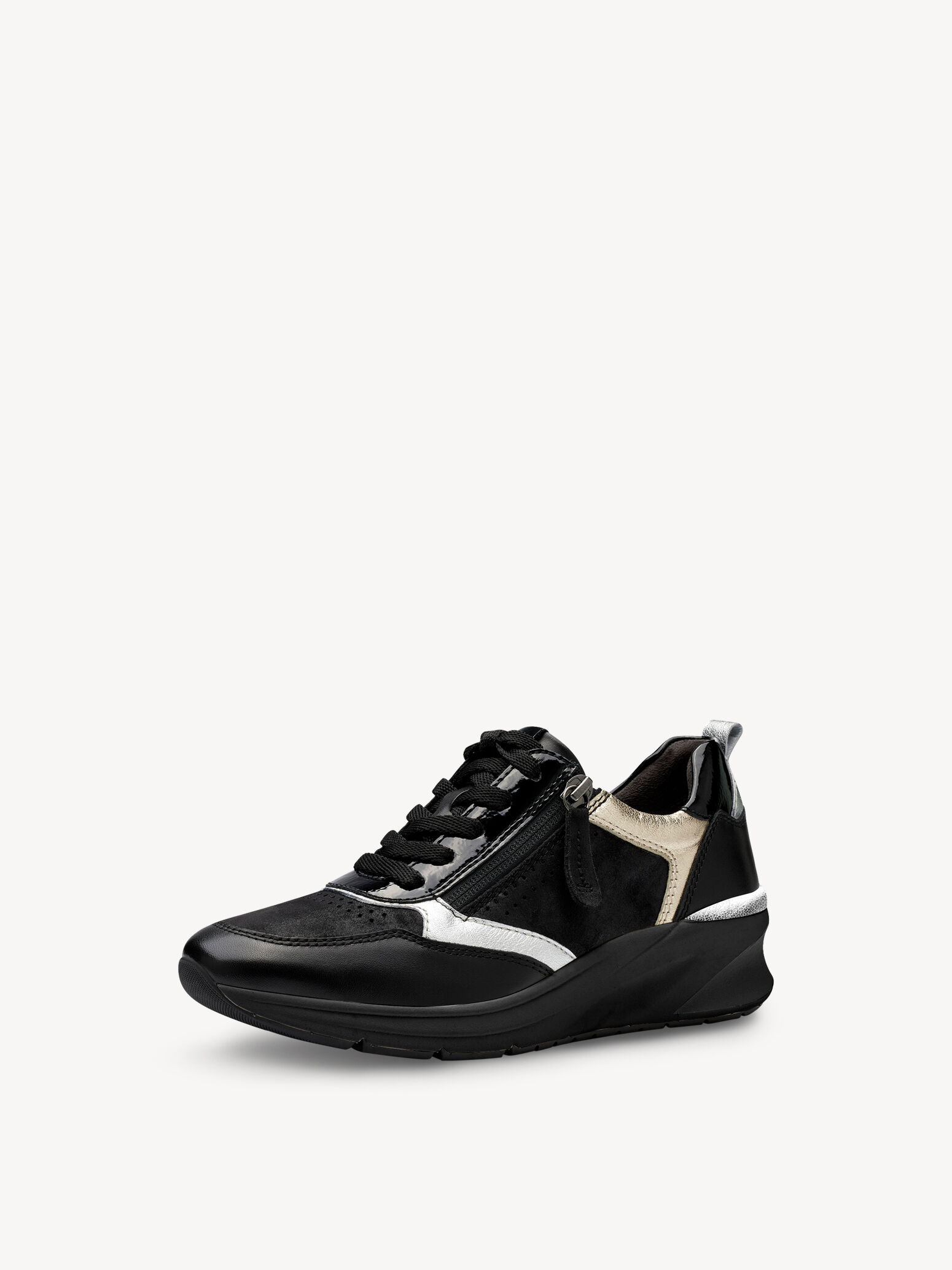 Leather Sneaker - Black
