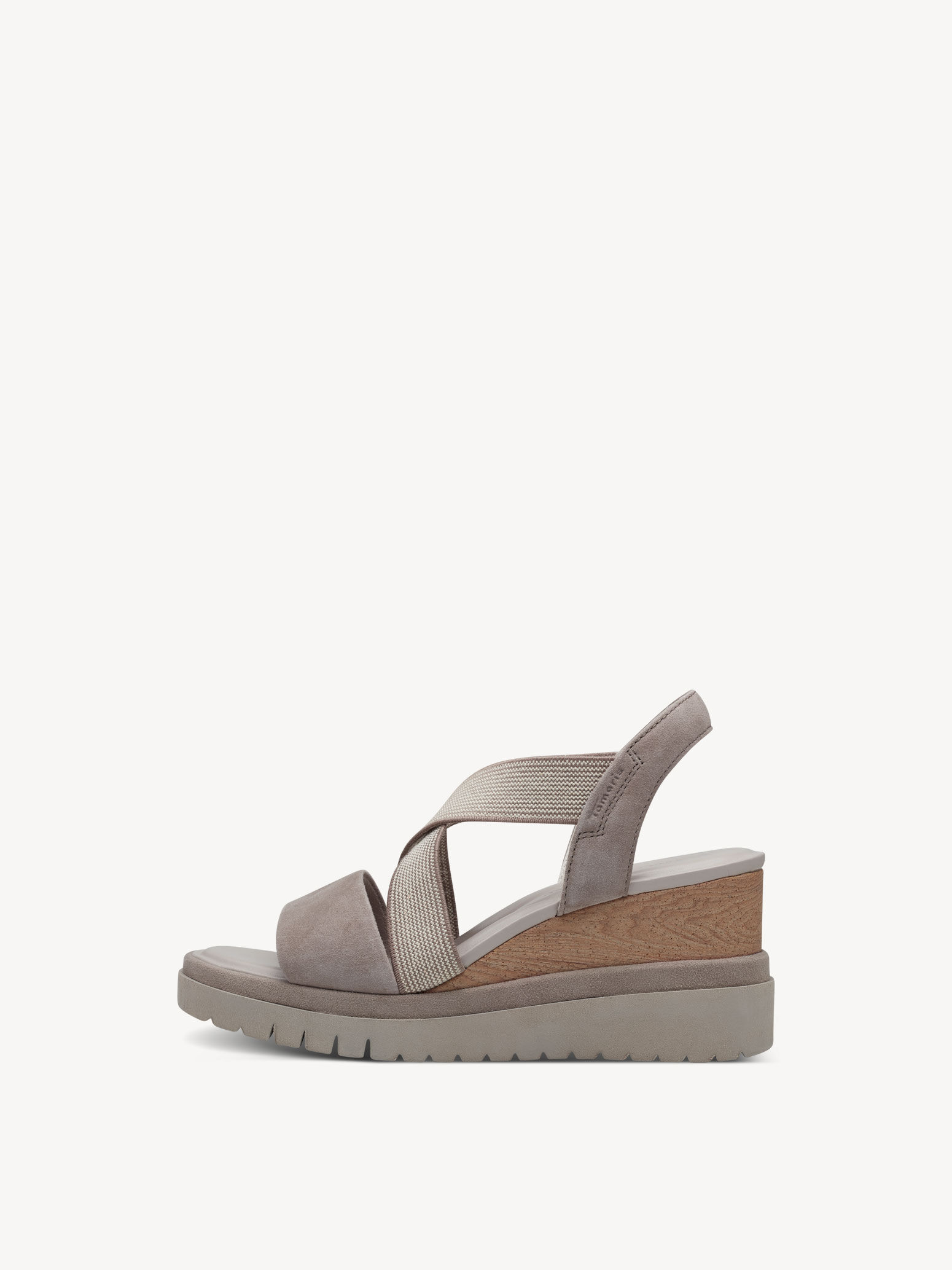 Leather Heeled Sandal - Brown
