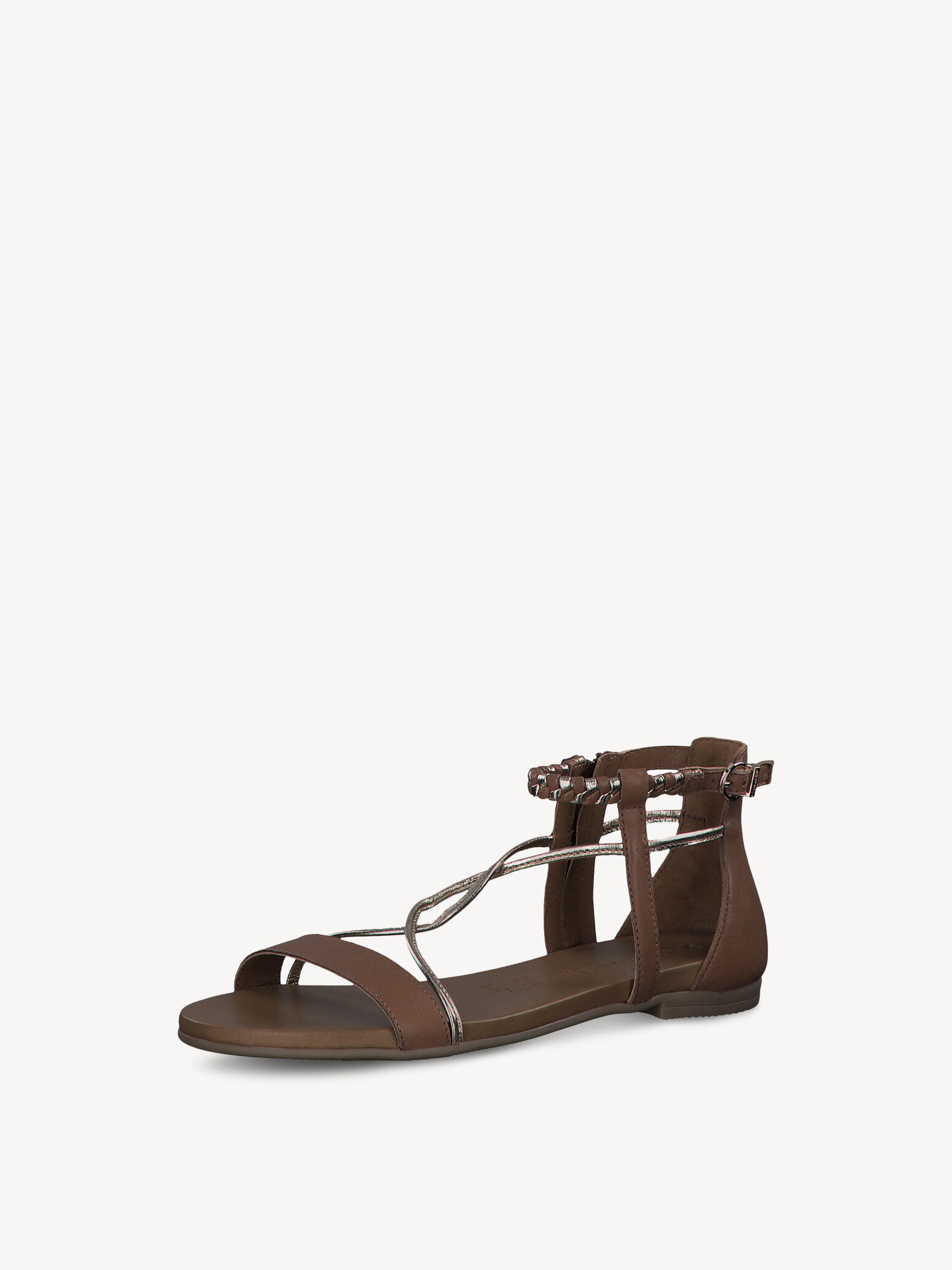 Leather Sandal - Brown