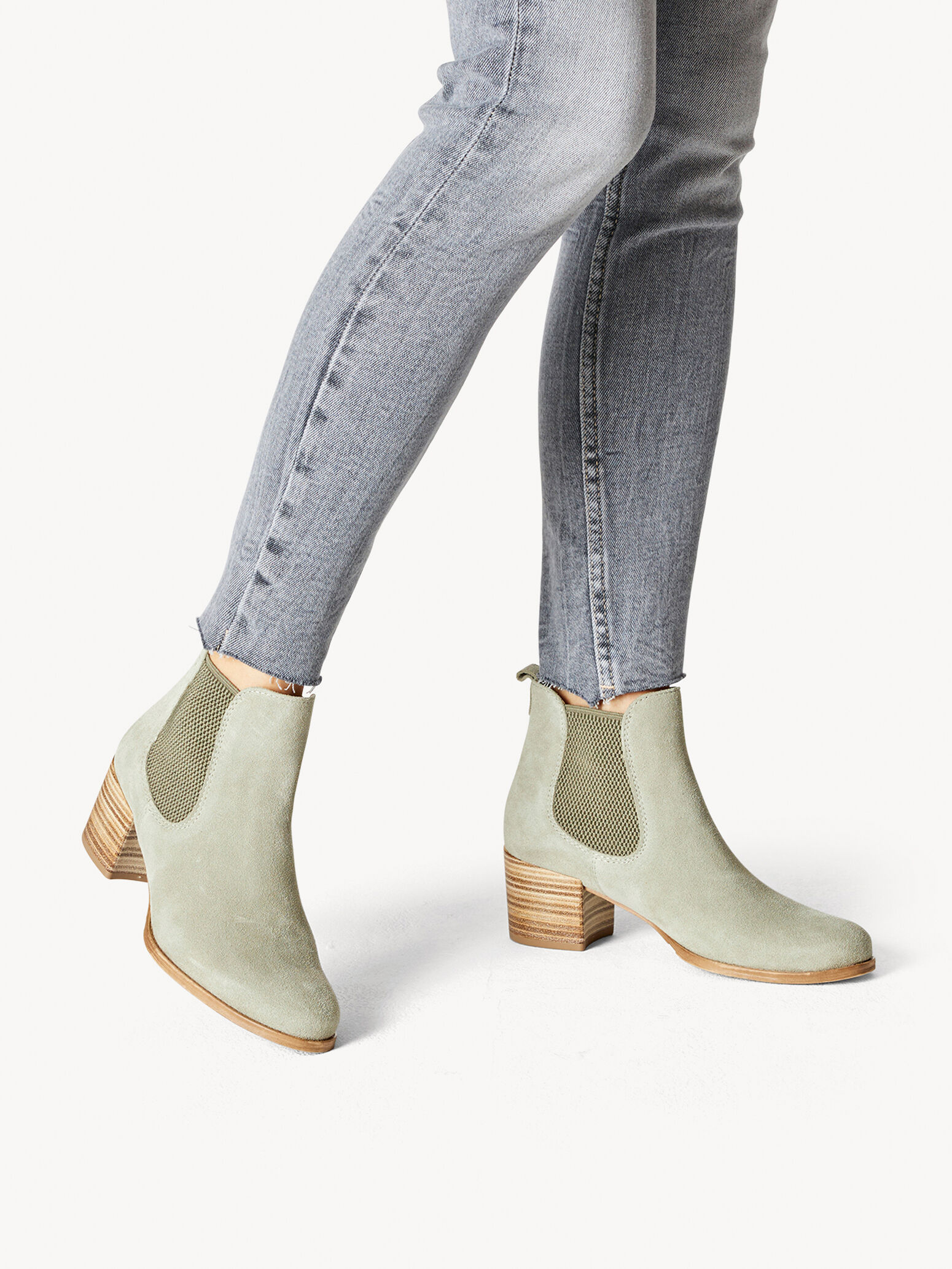 Leather Chelsea Boot - Green