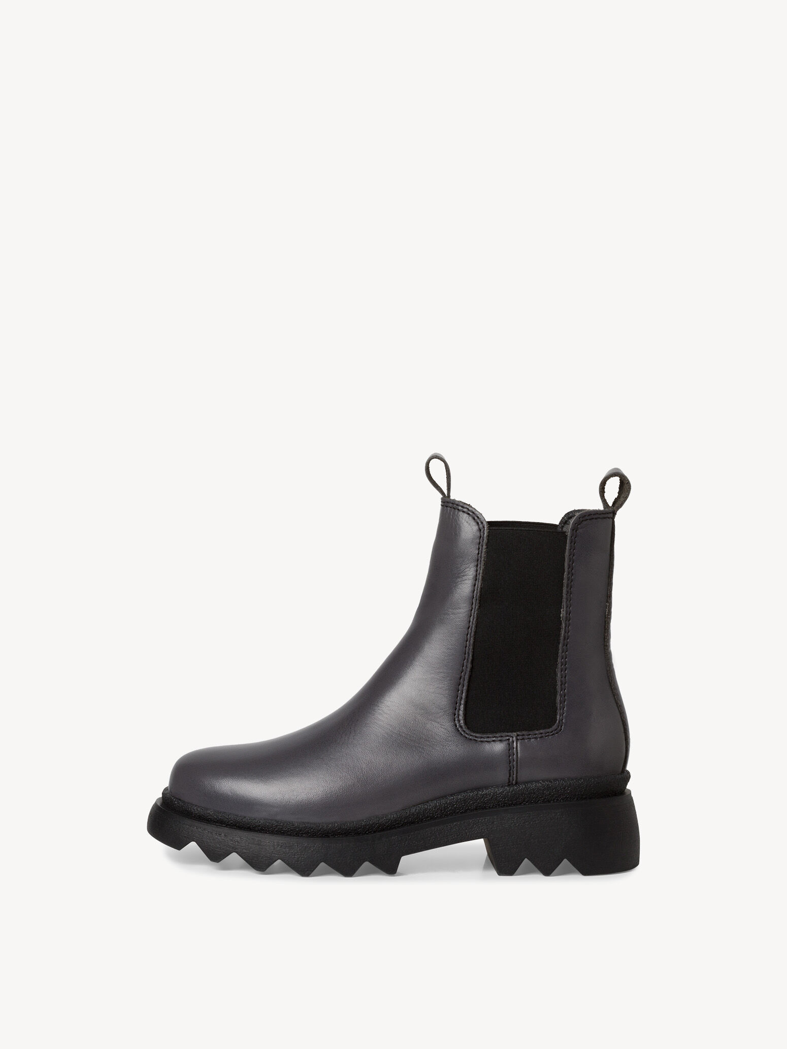 Leather Chelsea Boot - Grey