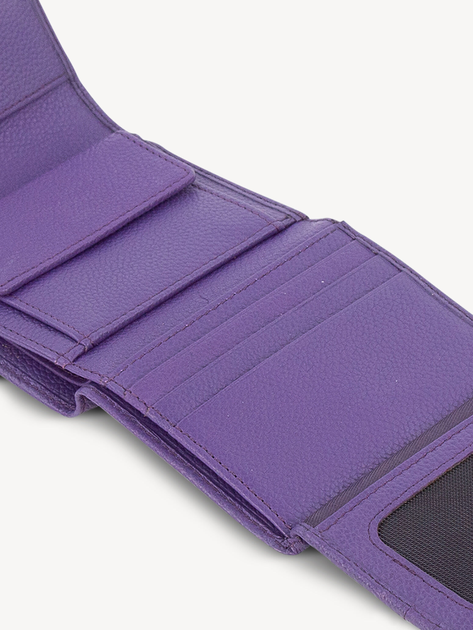 Leather Wallet - Purple