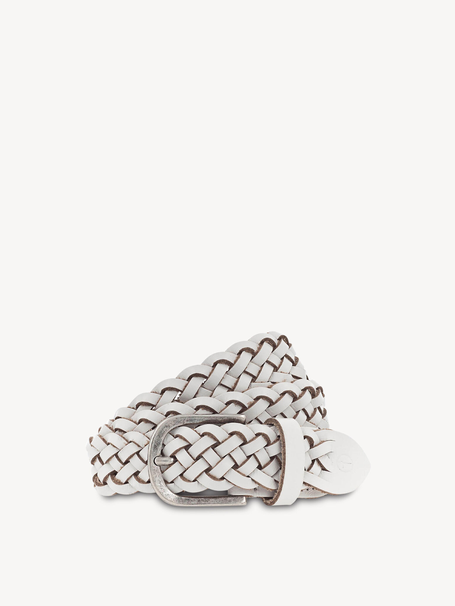 Leather Belt - White