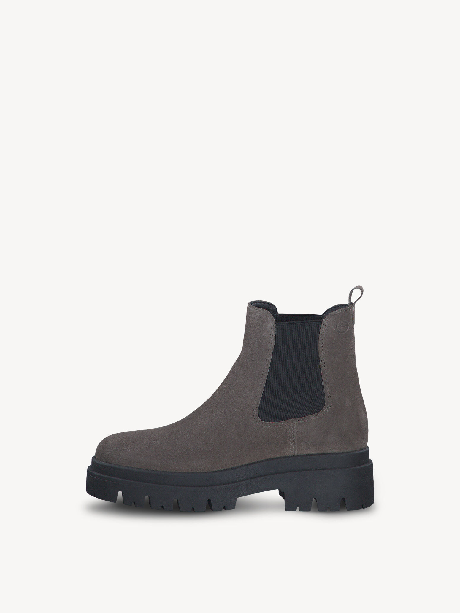 Leather Chelsea Boot - Grey
