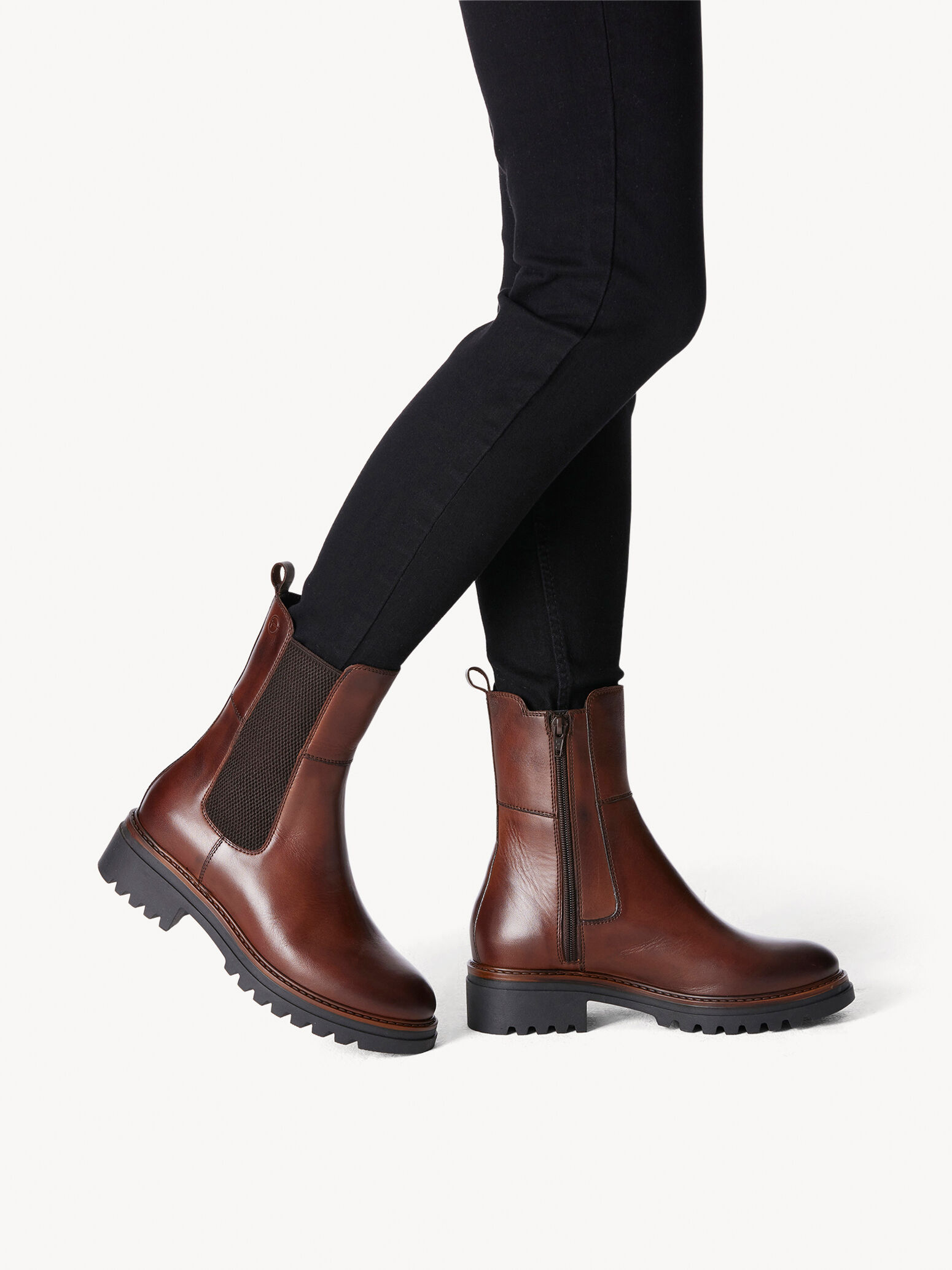 Leather Chelsea Boot - Brown