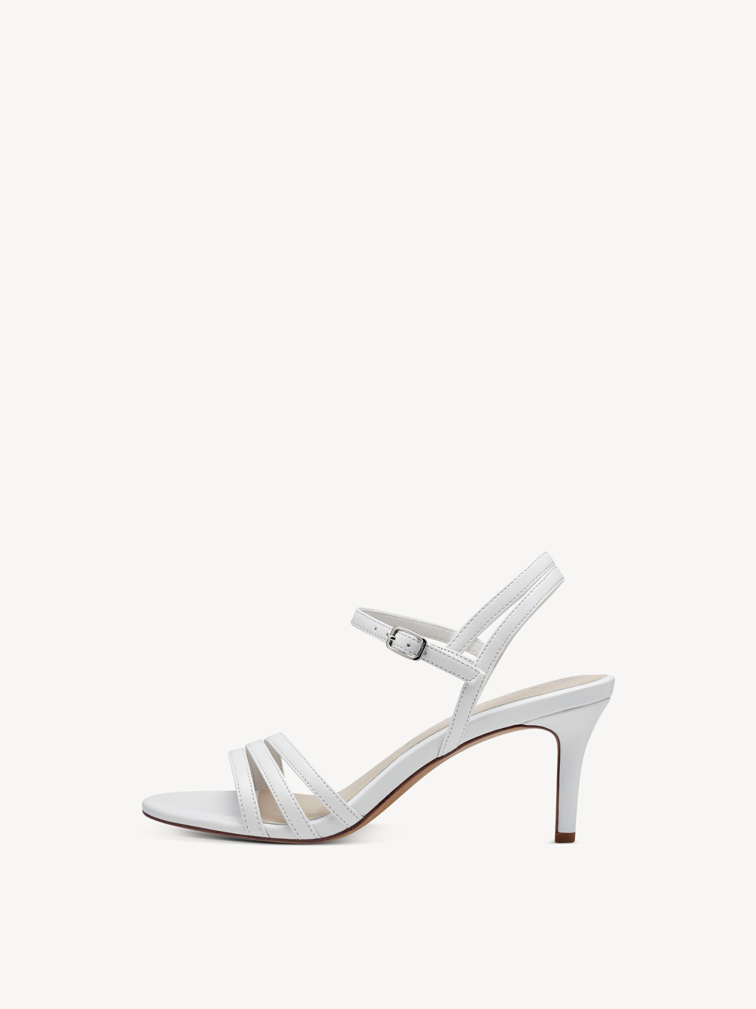 Heeled Sandal - White