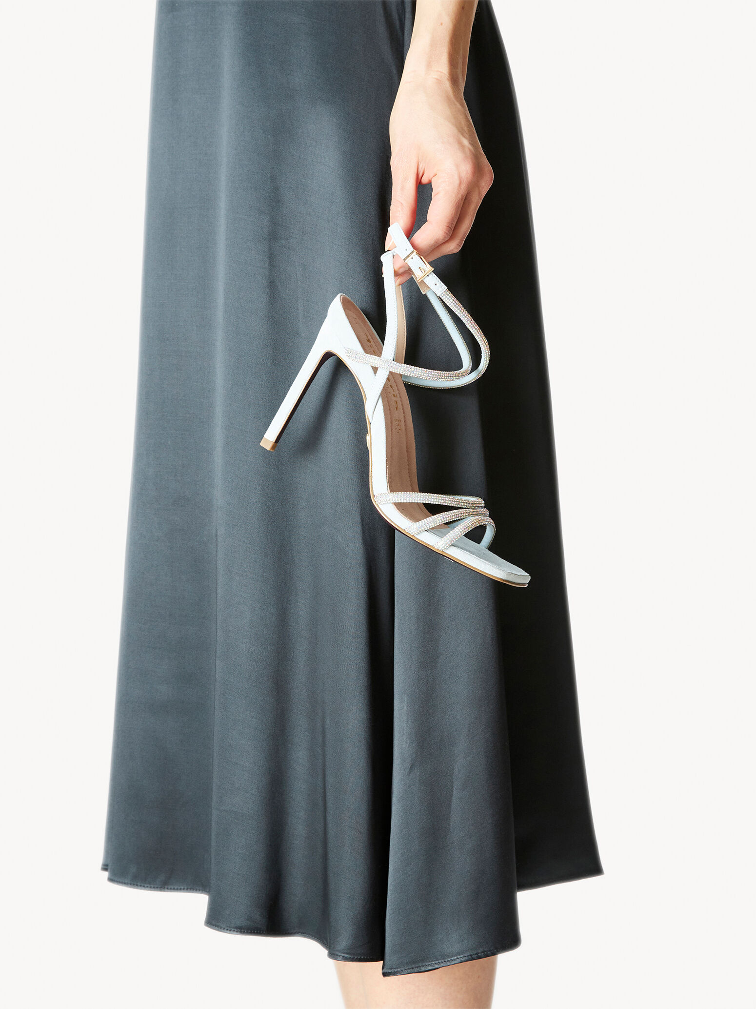 Heeled Sandal - Blue