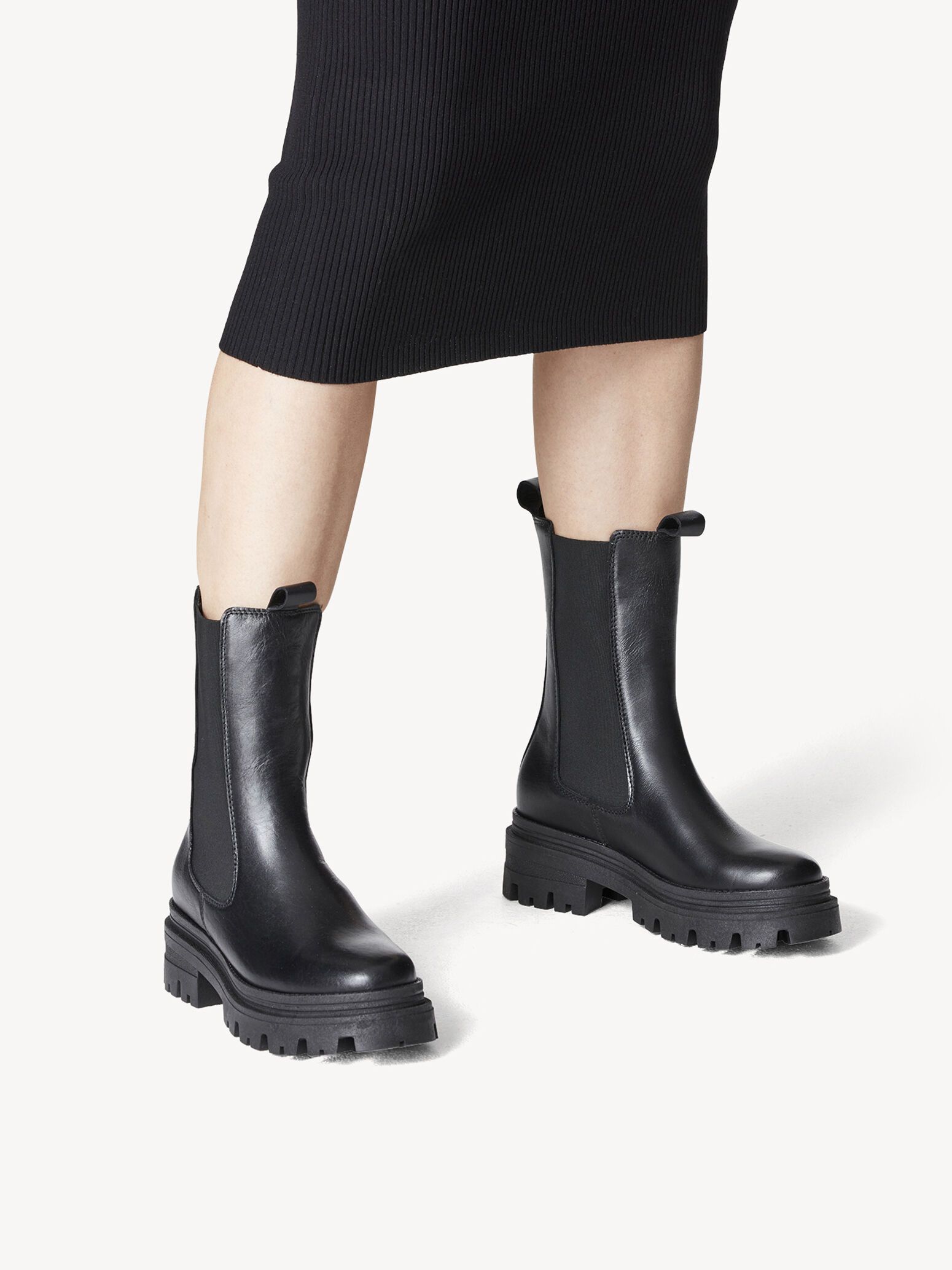 Leather Chelsea Boot - Black