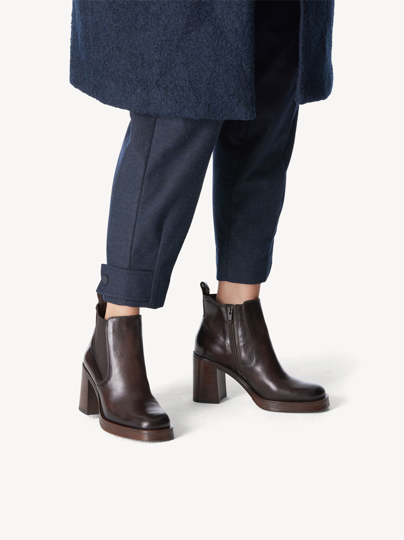 Leather Chelsea Boot - Brown