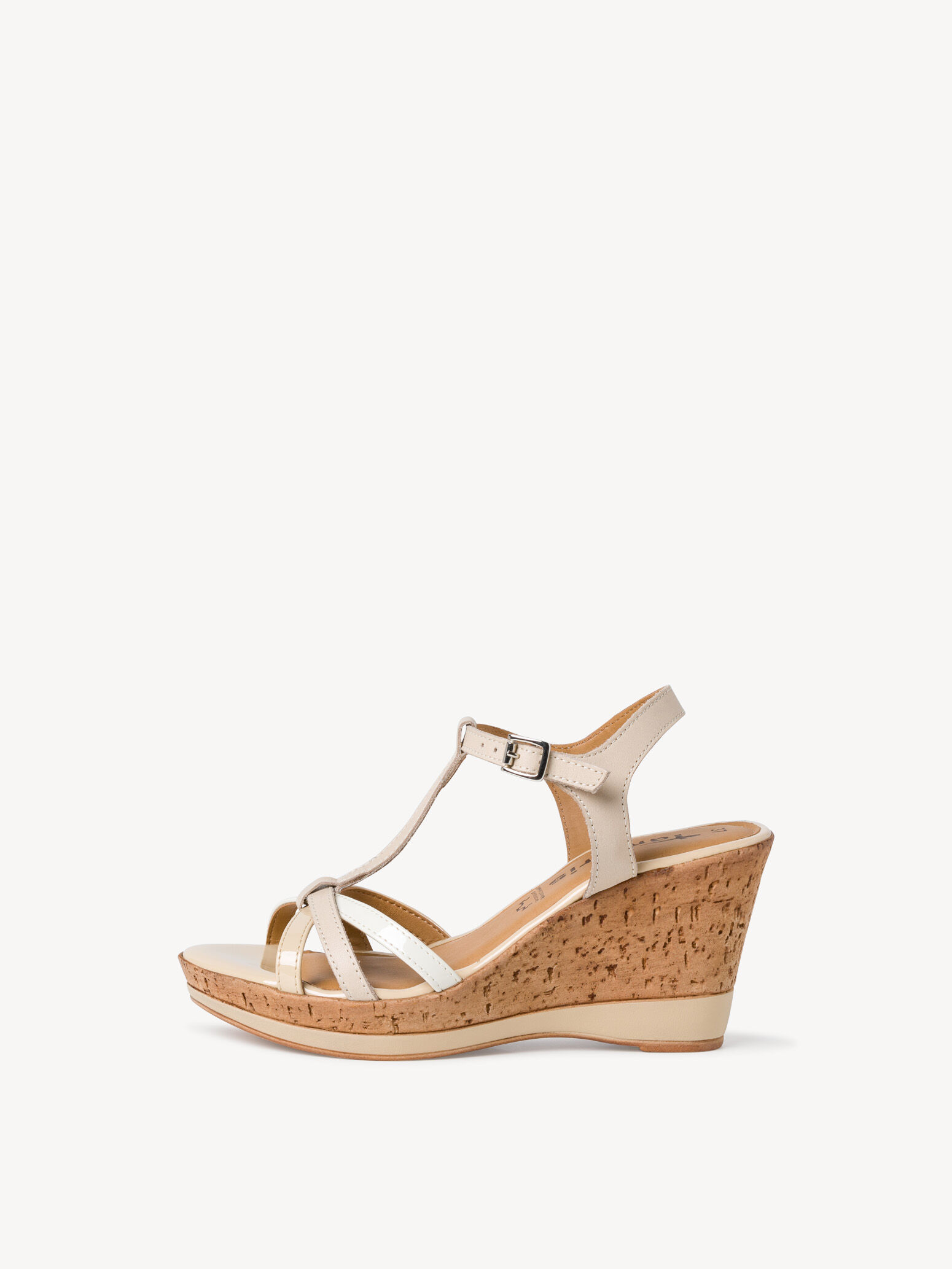 Heeled Sandal - Beige