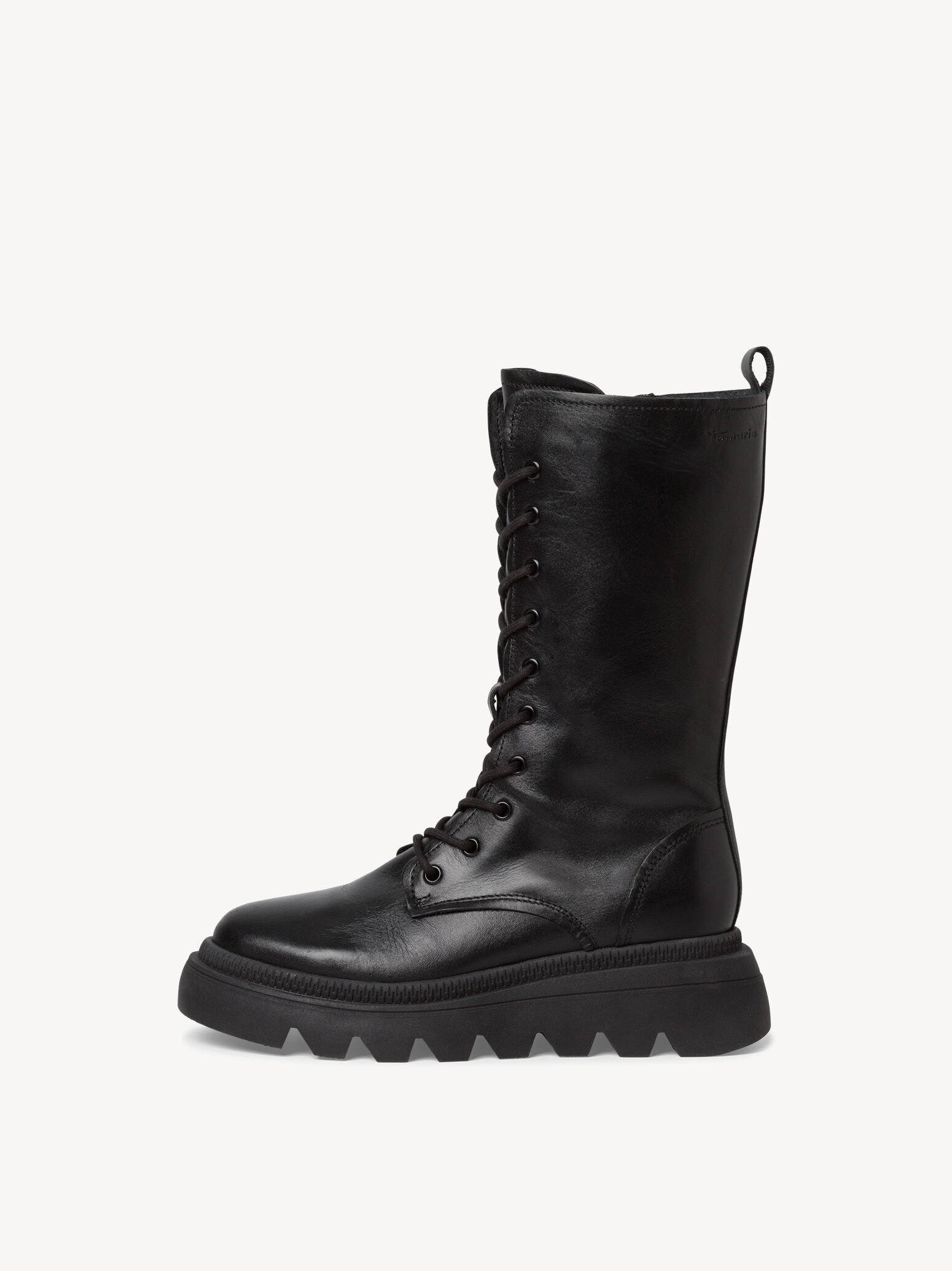 Leather Bootie - Black