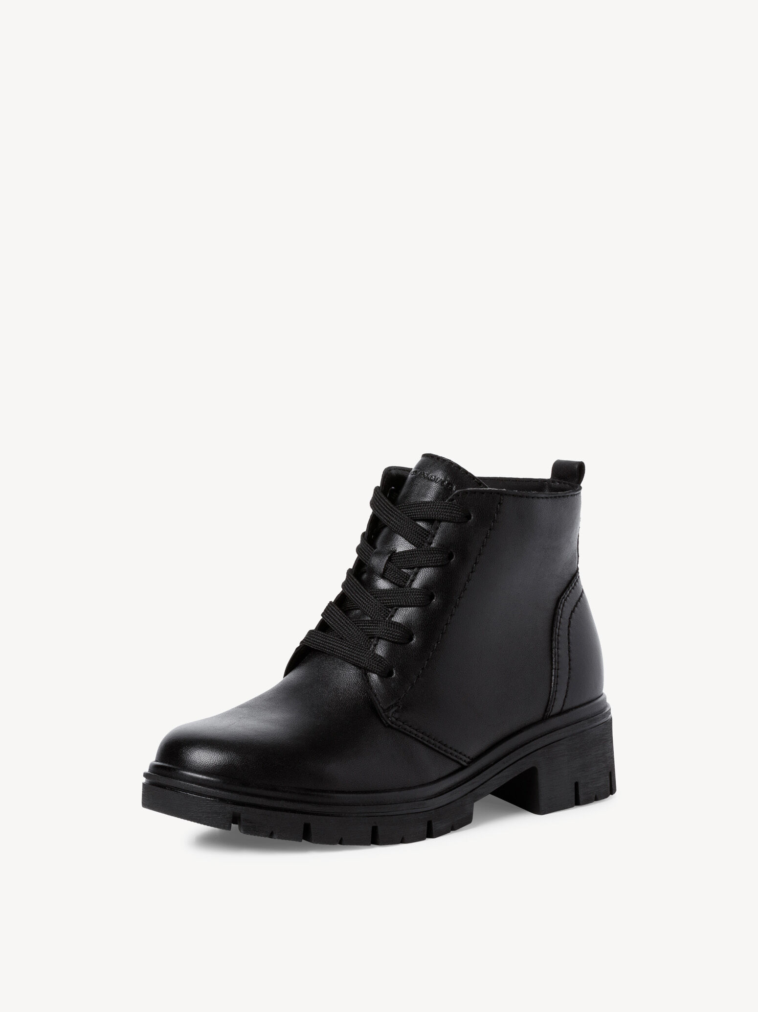 Leather Bootie - Black