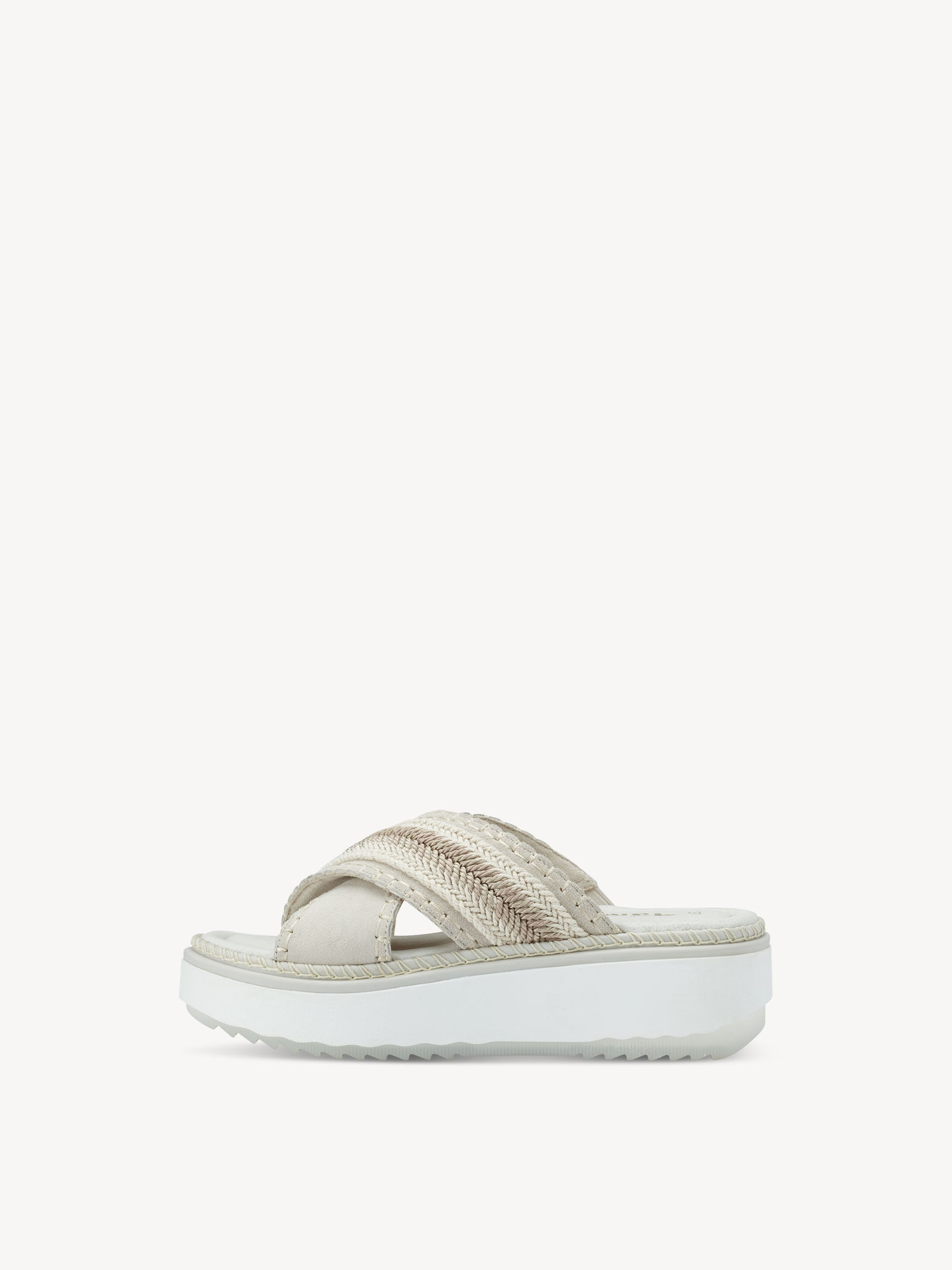 Leather Mule - Beige