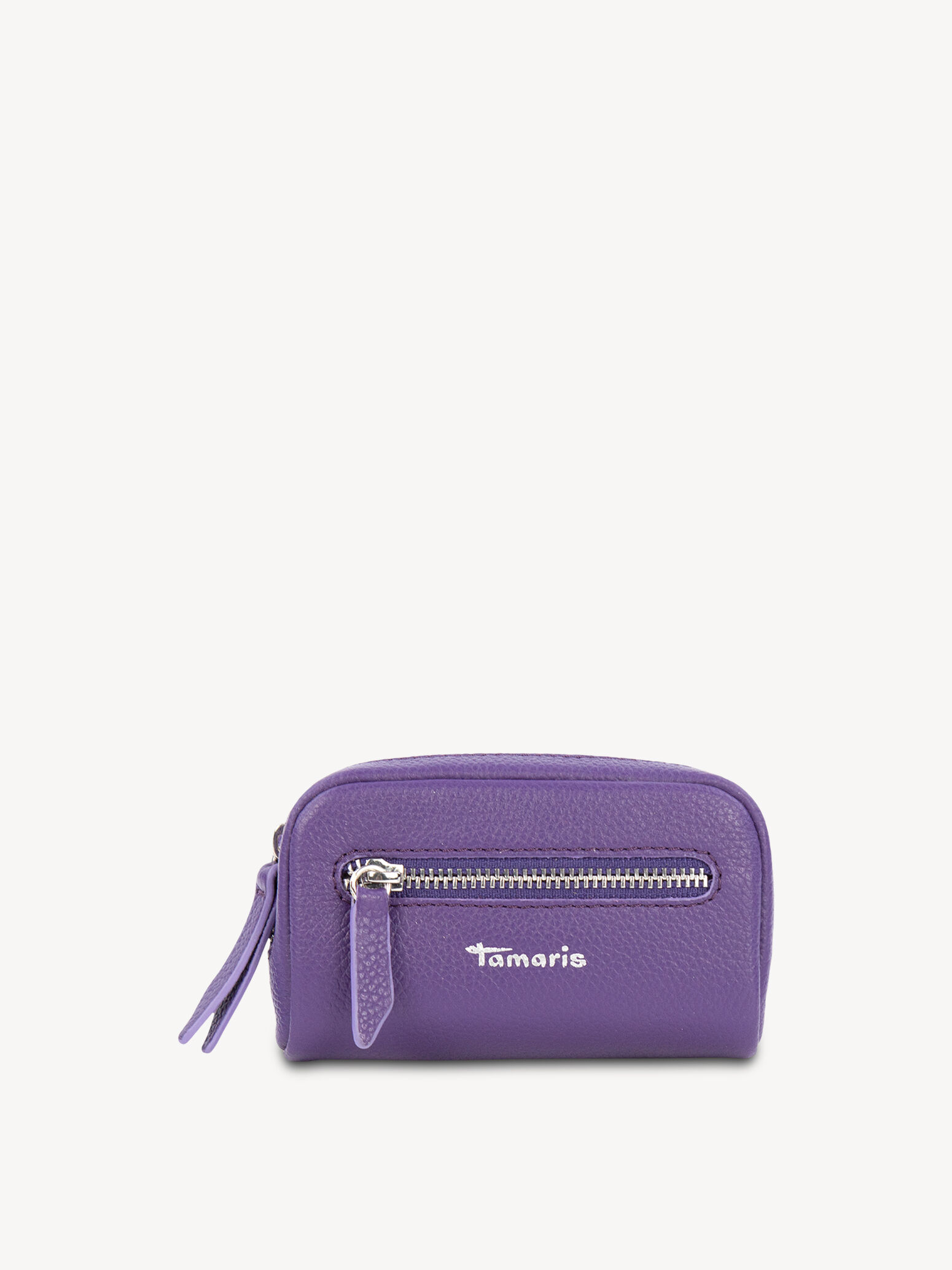 Leather Key Case - Purple