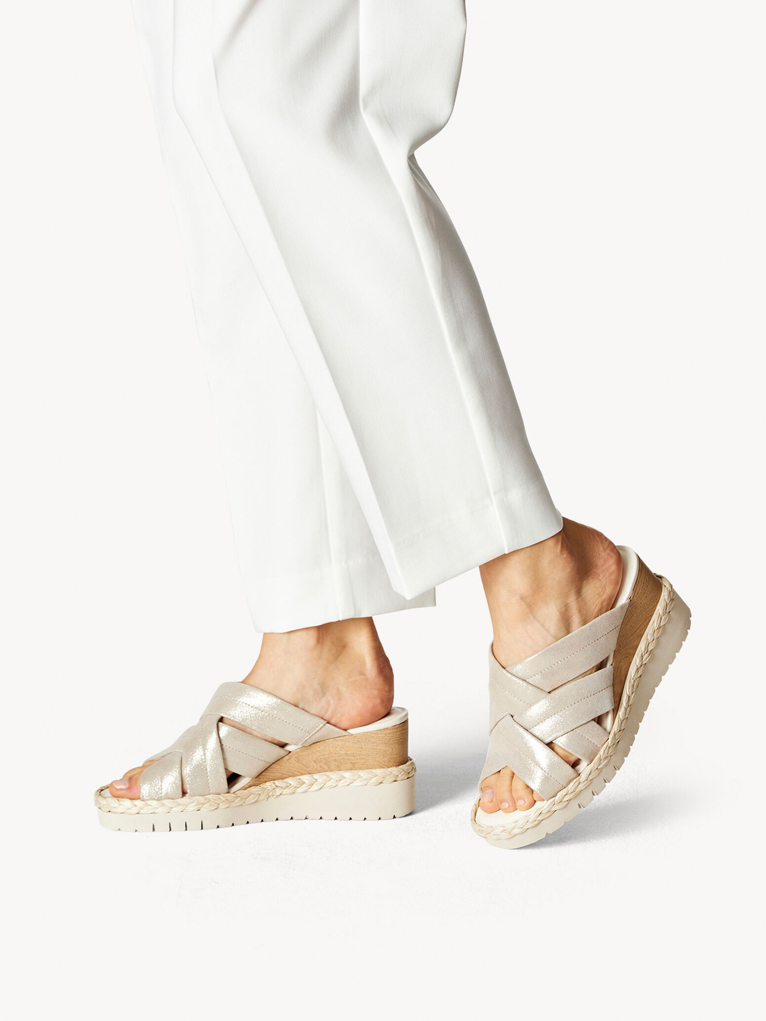Leather Mule - White