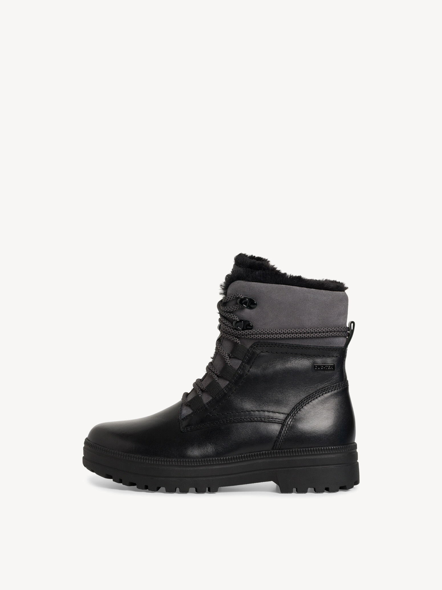 Leather Bootie - Black