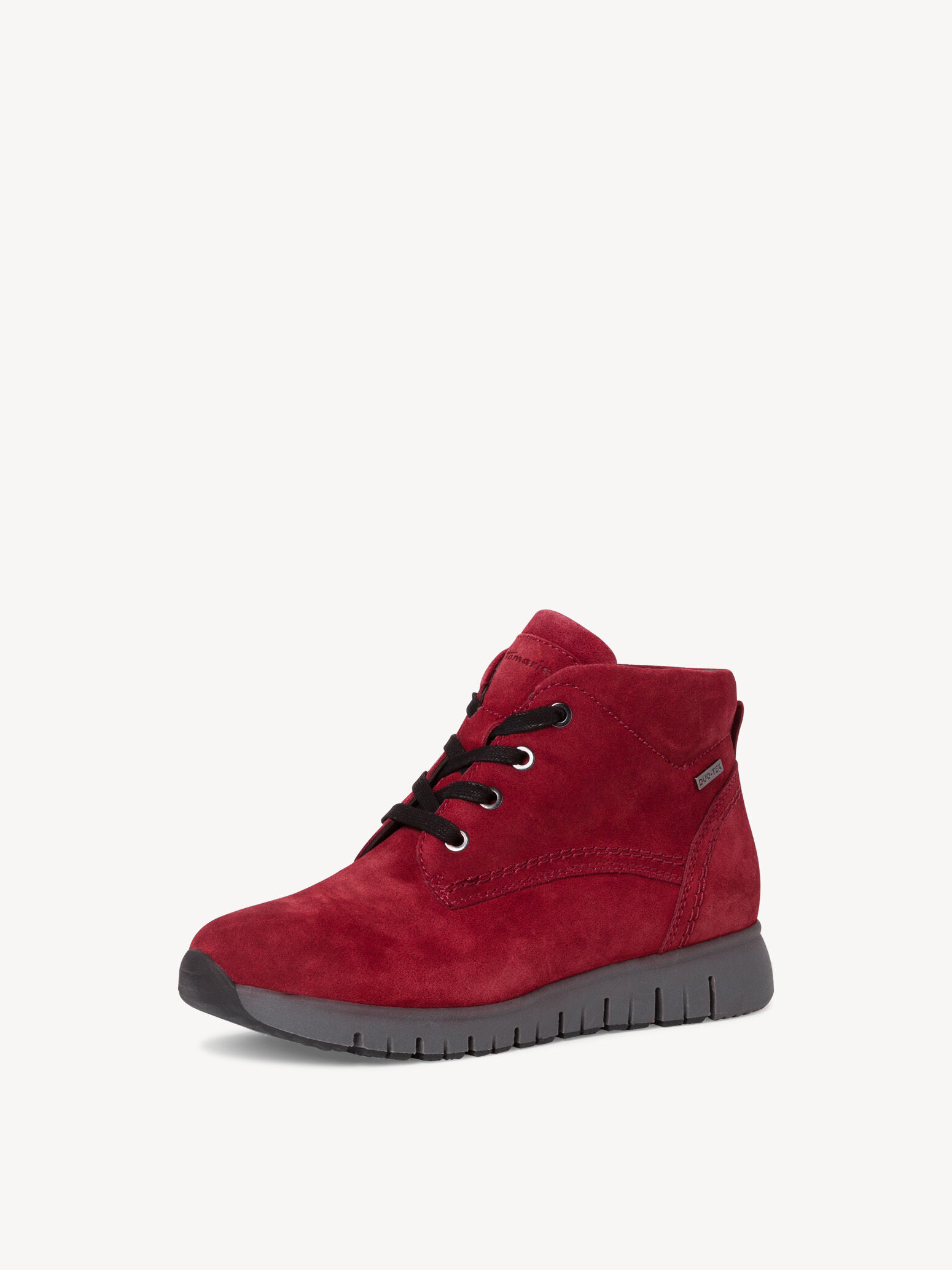 Leather Bootie - Red