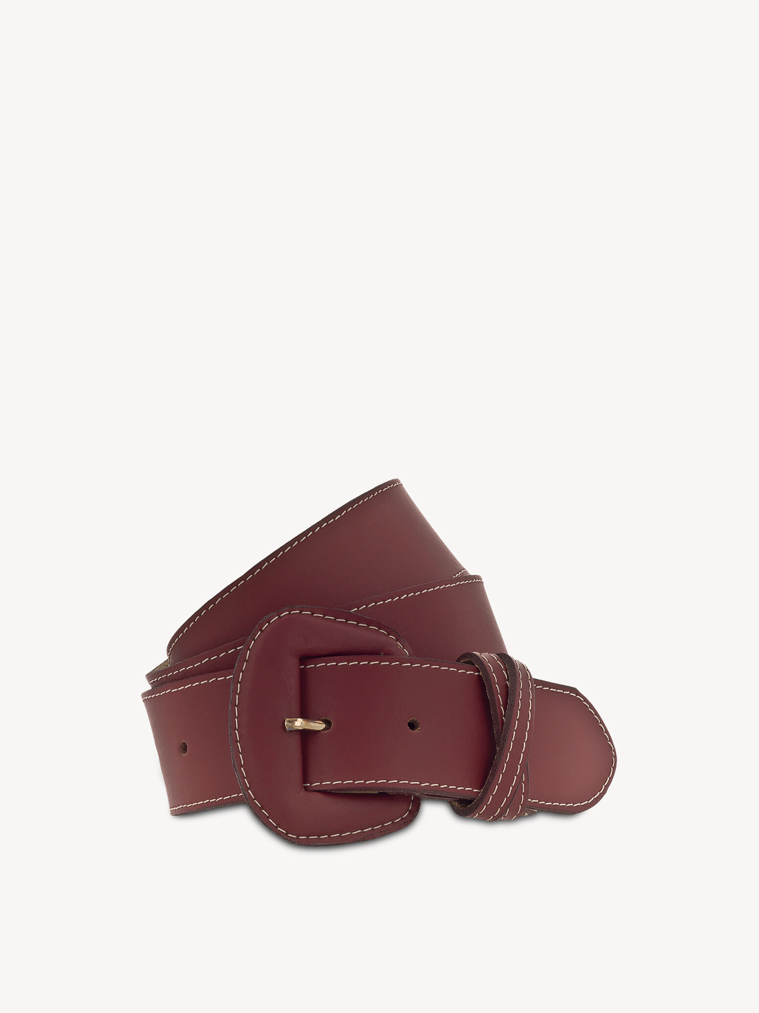 Leather Waist Belt - Red