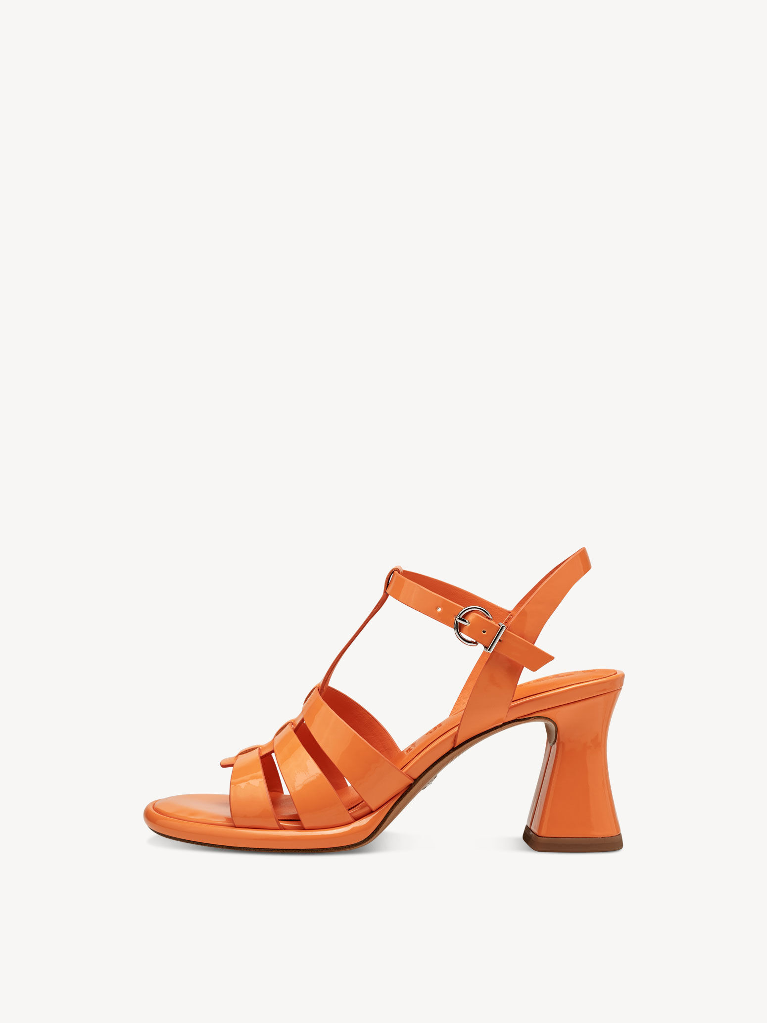 Heeled Sandal - Orange