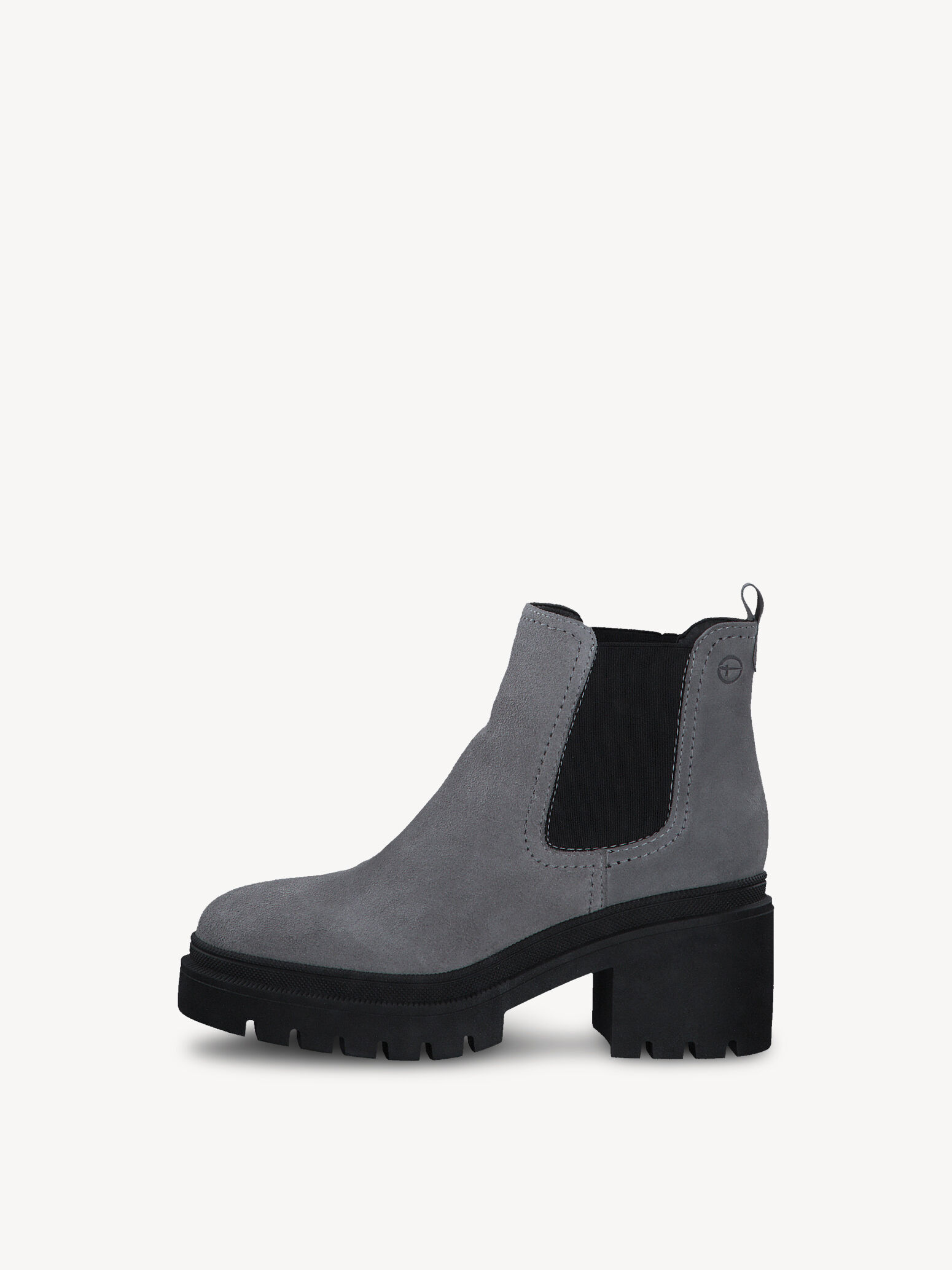 Leather Chelsea Boot - Grey