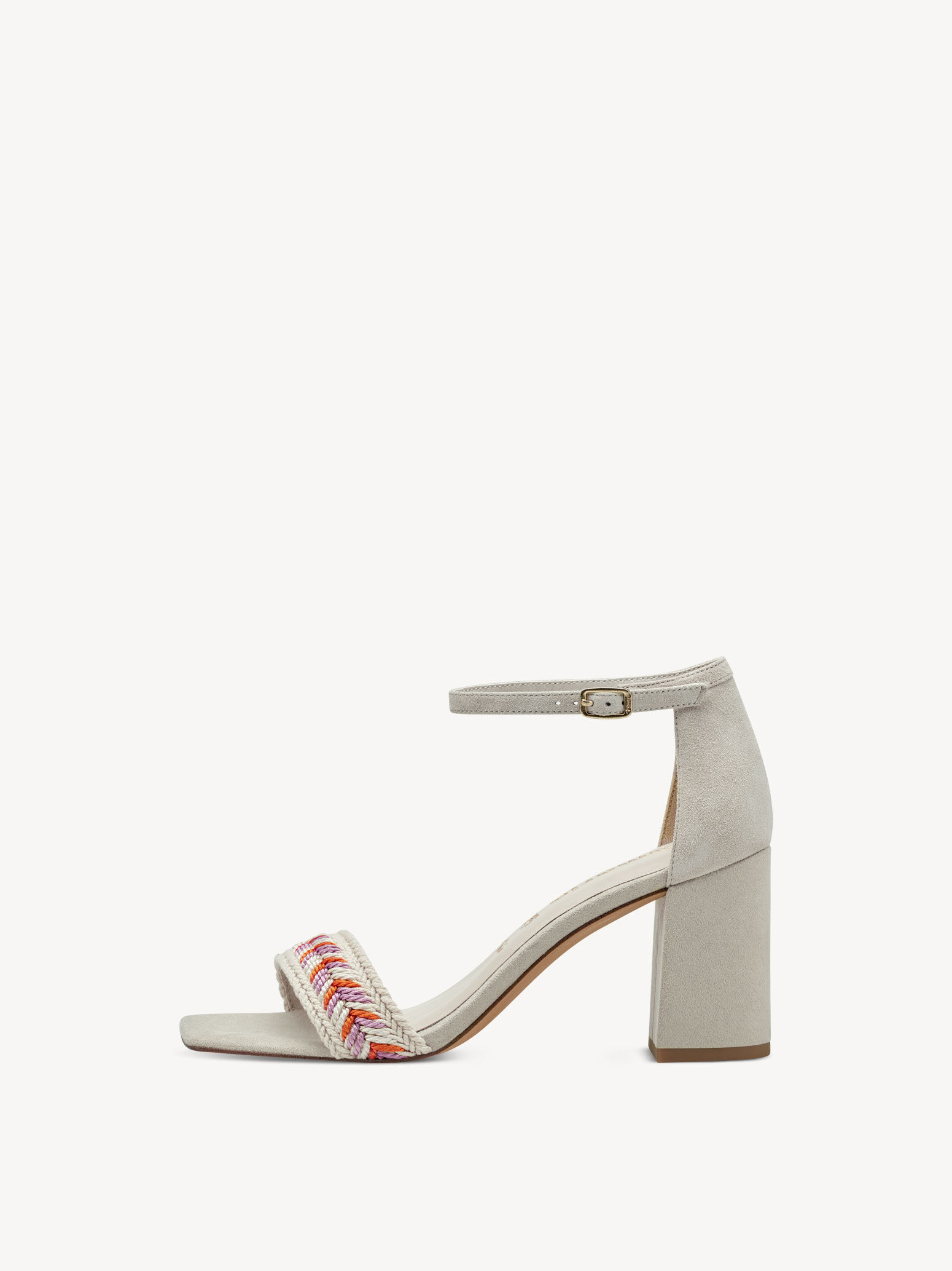 Heeled Sandal - Beige