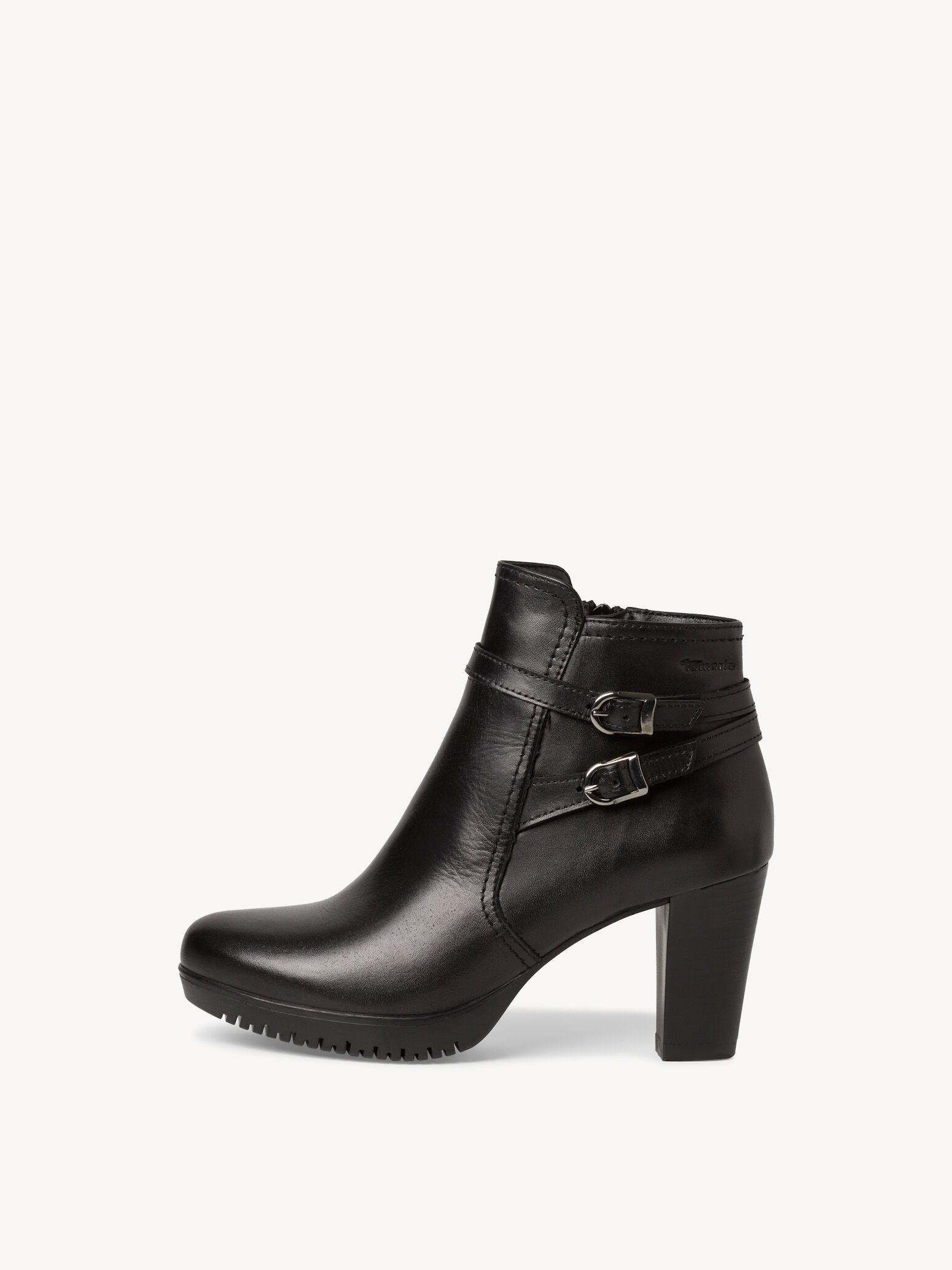 Leather Bootie - Black