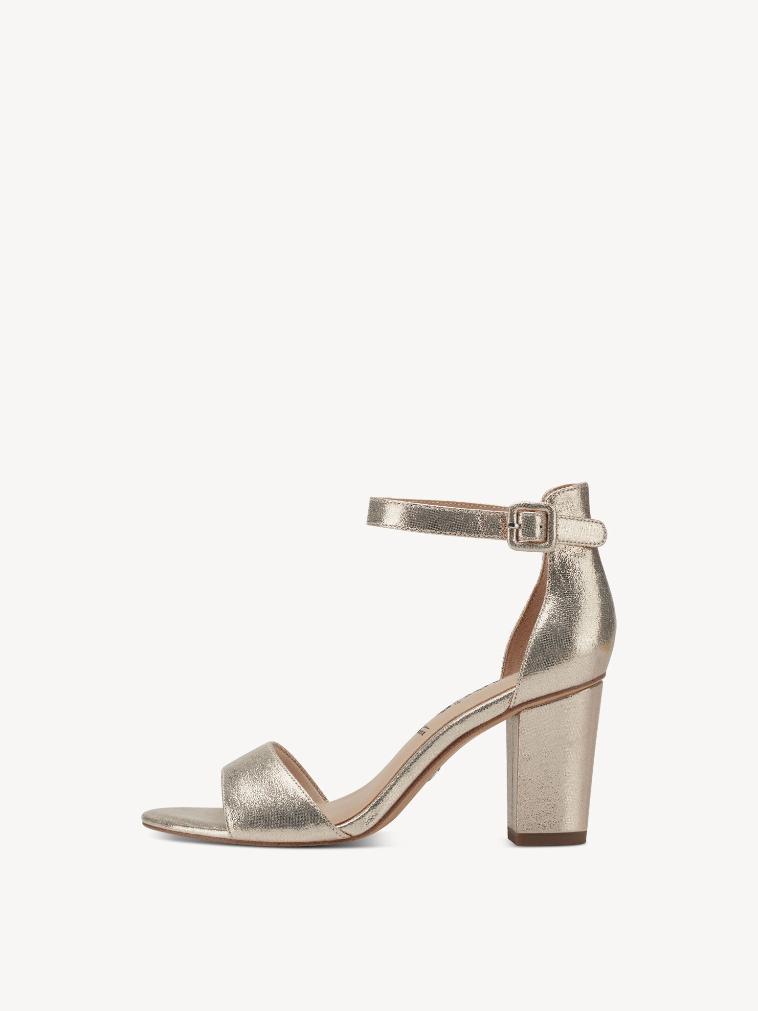 Heeled Sandal - Gold