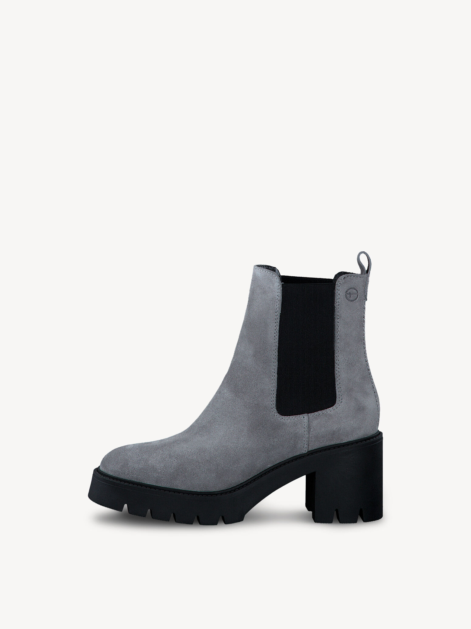 Leather Chelsea Boot - Grey