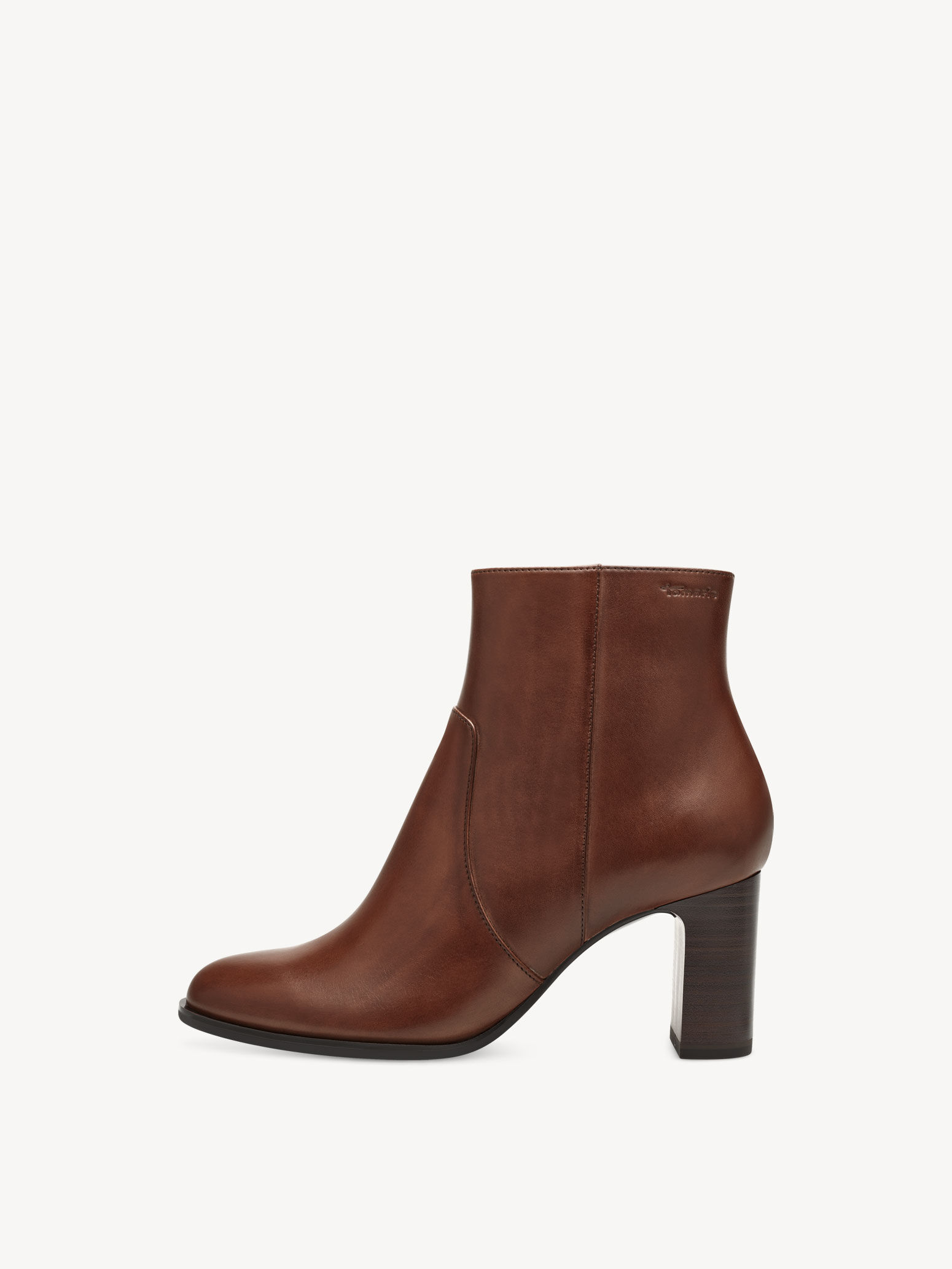 Leather Bootie - Brown