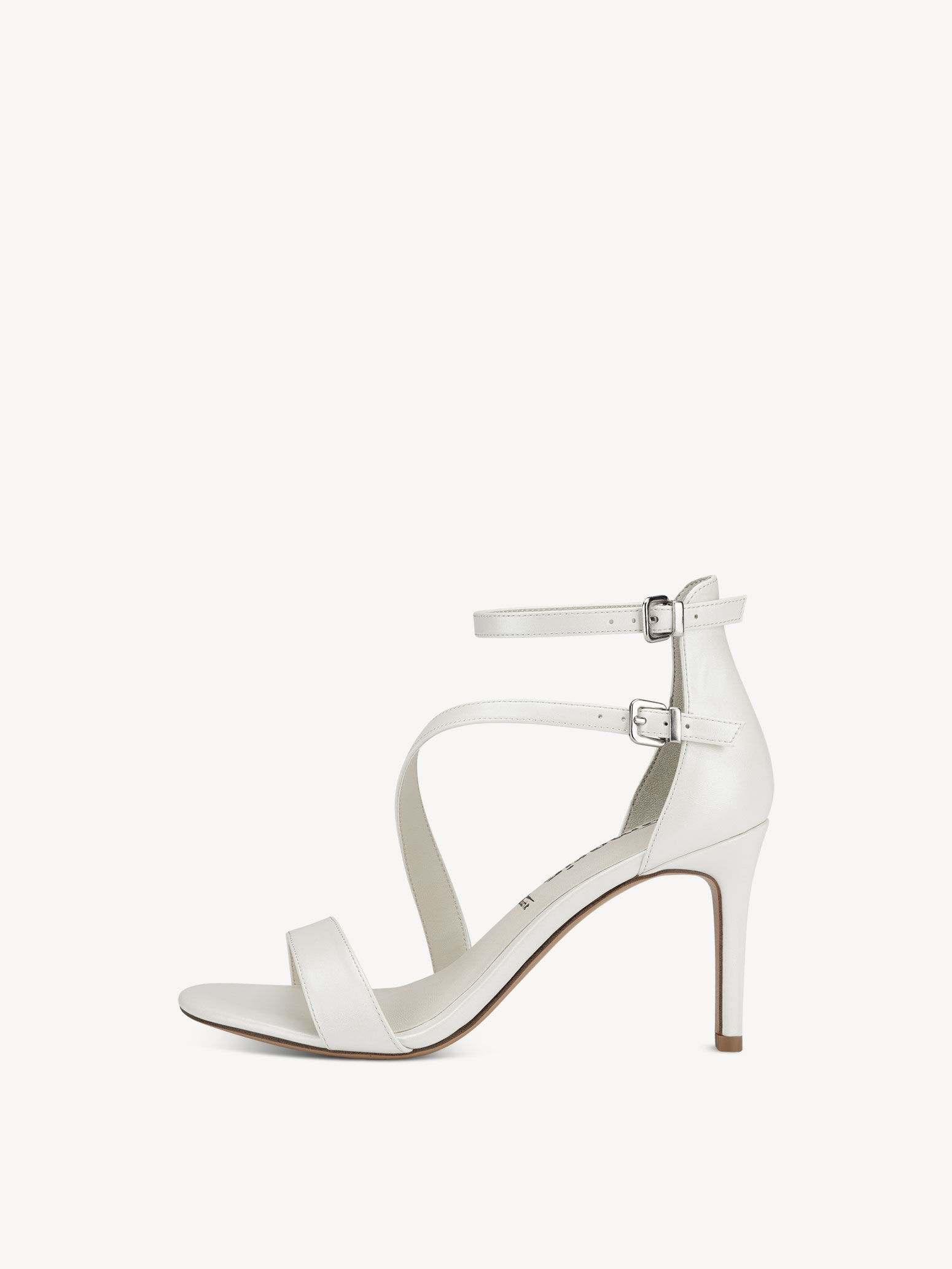 Heeled Sandal - White