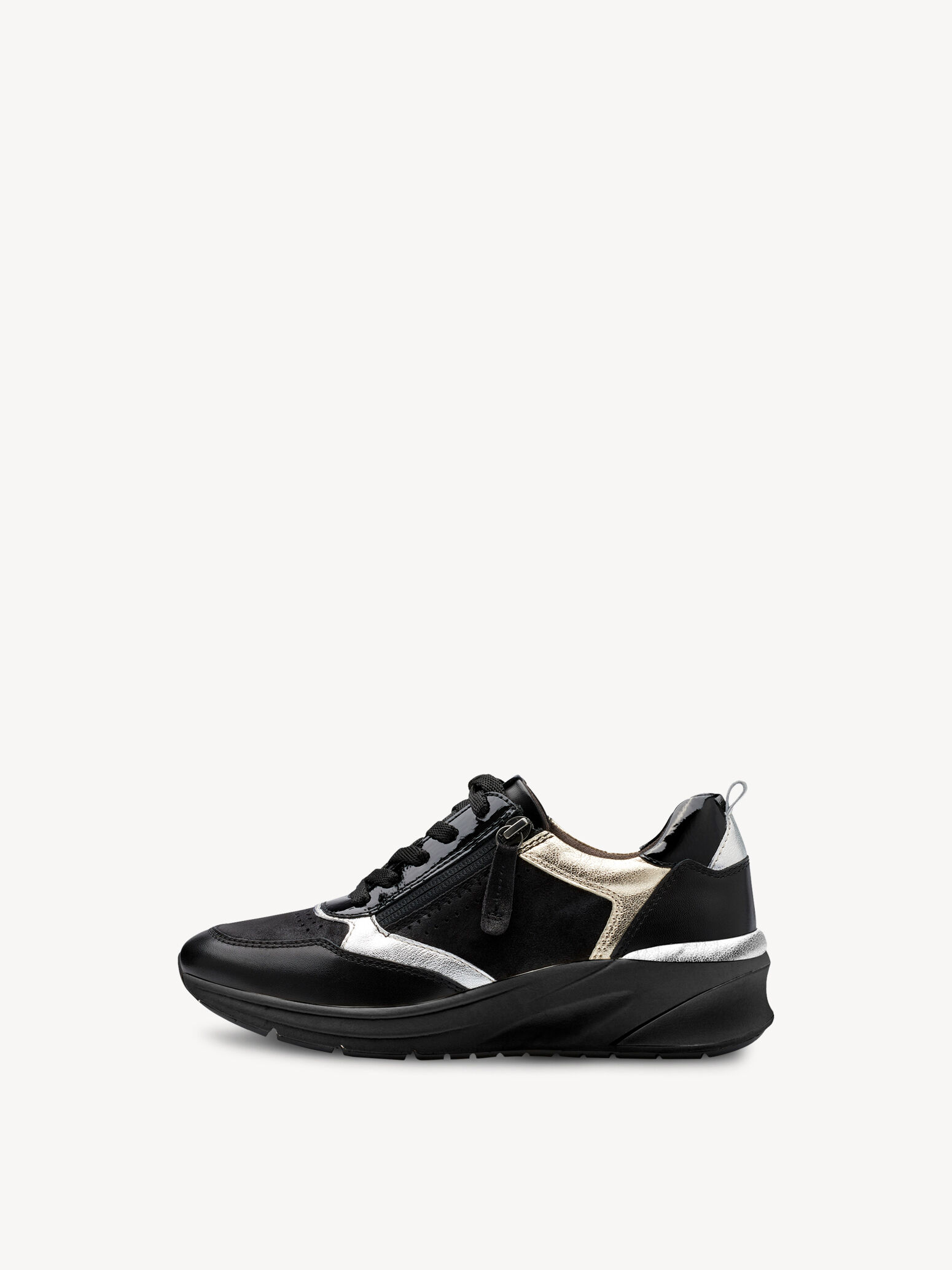 Leather Sneaker - Black