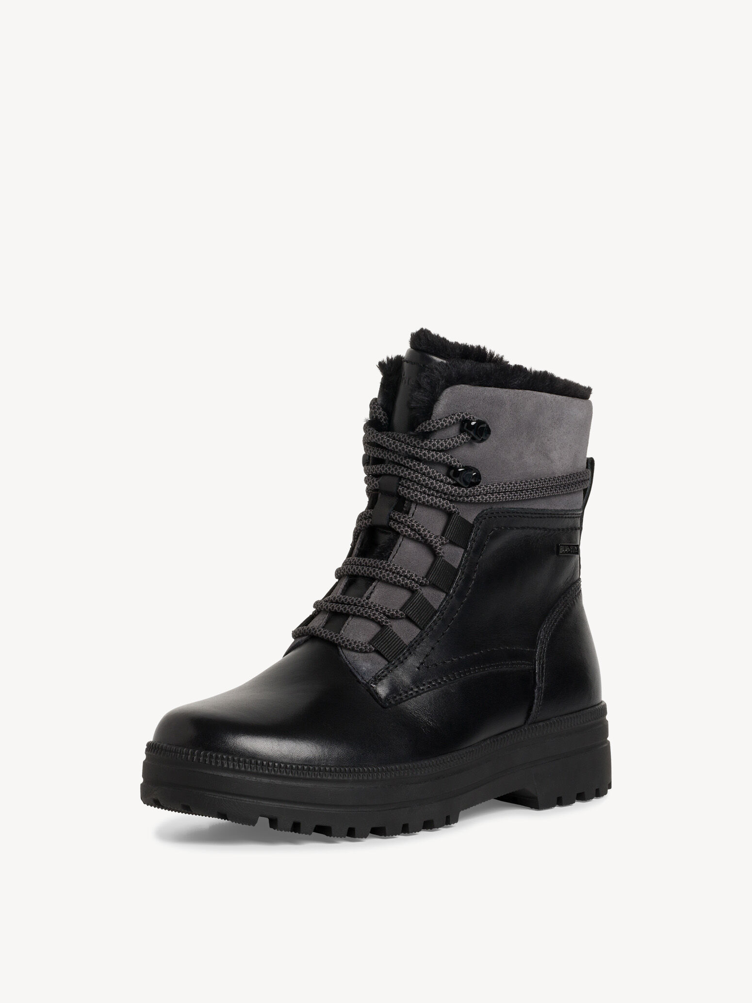 Leather Bootie - Black