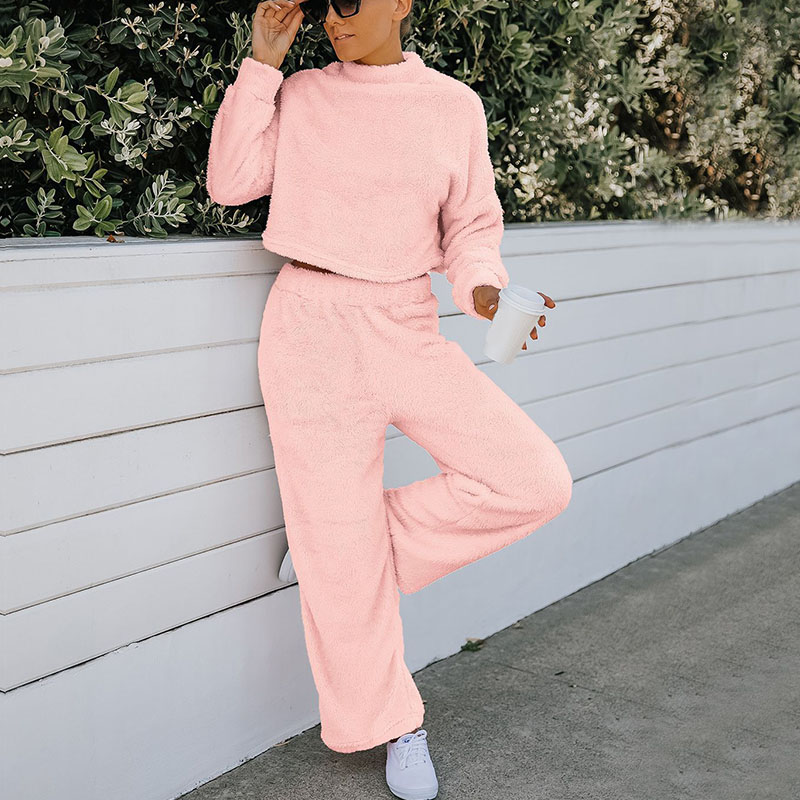 New double-sided fleece short jacket suit