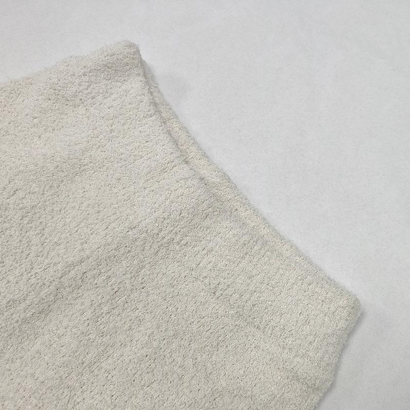 Fashion sexy V-neck plush short vest trousers two-piece Suits