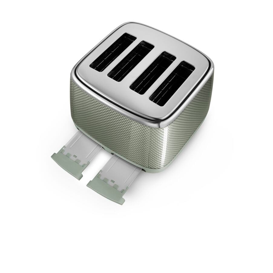 Toasters Luminosa four slot Toaster - Twill Green