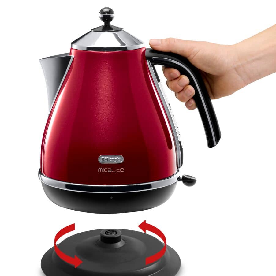Kettles Icona Micalite Red Metallic Kettle