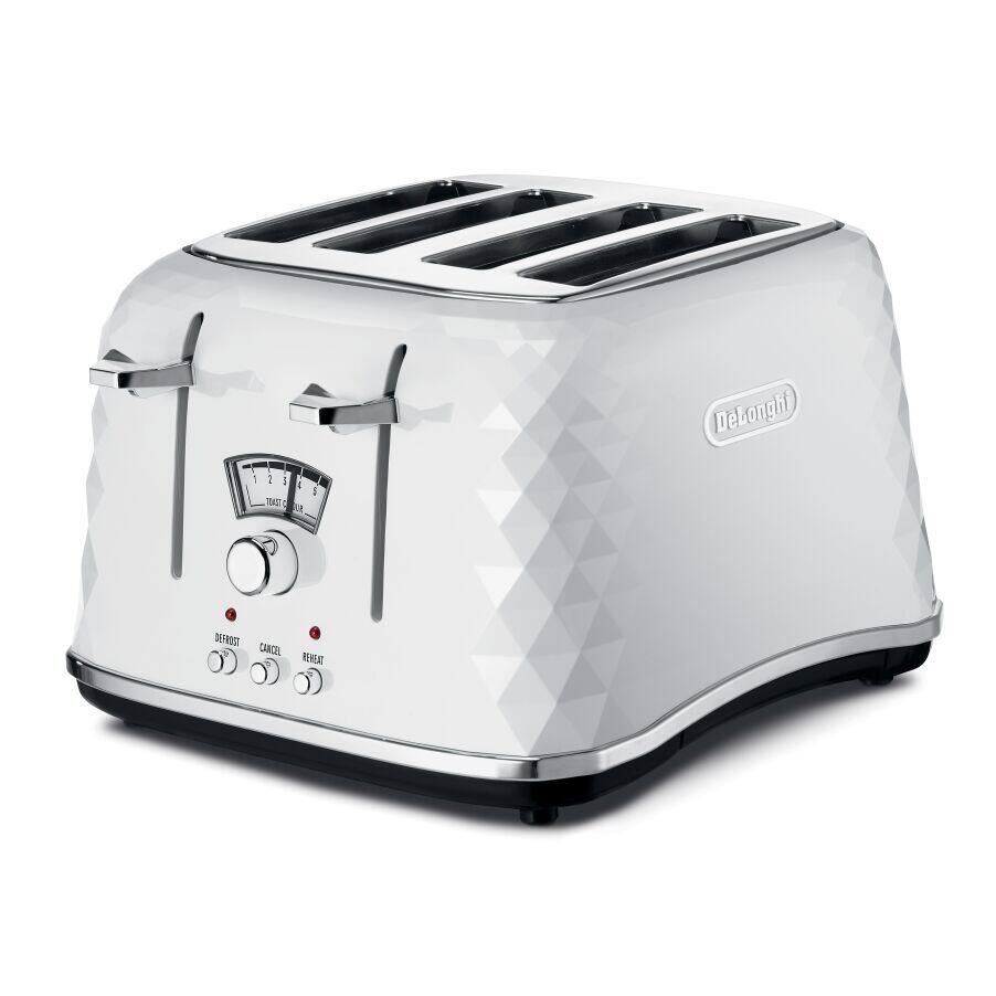 Toasters Brillante 4 slice White Toaster