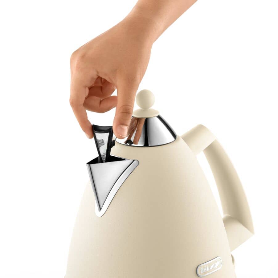 Kettles Argento Flora Cream Kettle