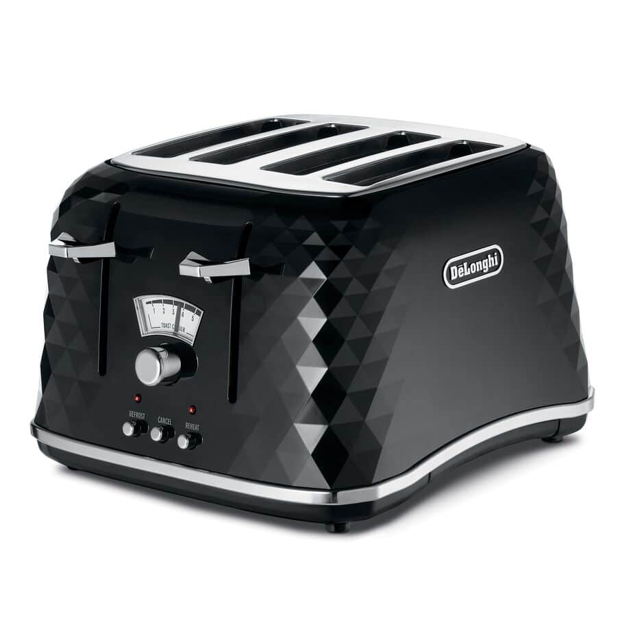 Toasters Brillante 4 slice Black Toaster