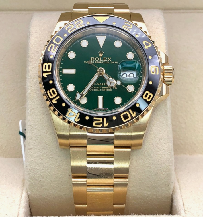 Rolex GMT Master II 116718gso Mens Automatic 40 MM Steel