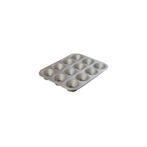 Steeluminum 12 Cup HeavyDuty Cupcake Pan 3.5 oz astroqam