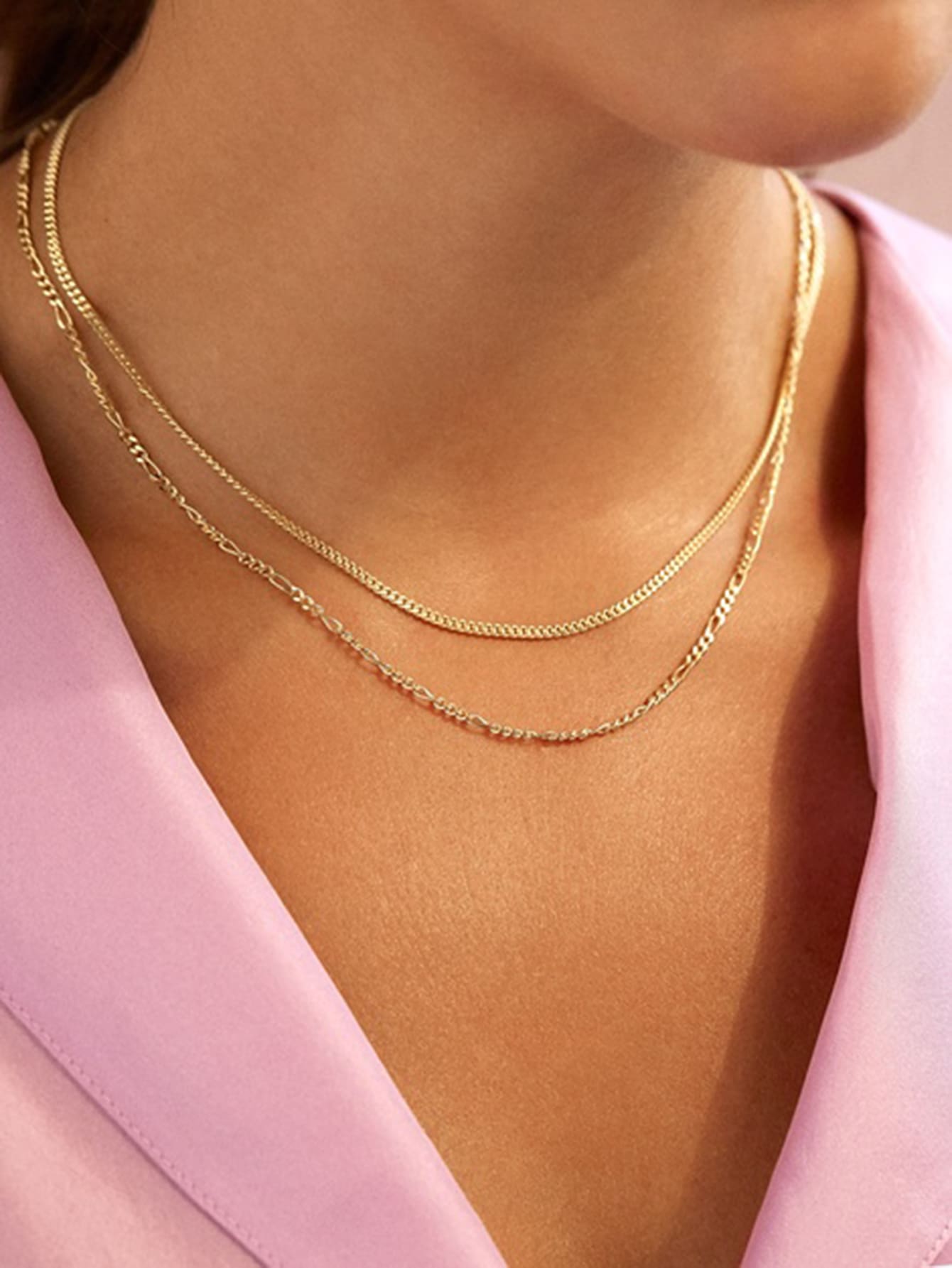 Necklace 1/15 ct Round-cut